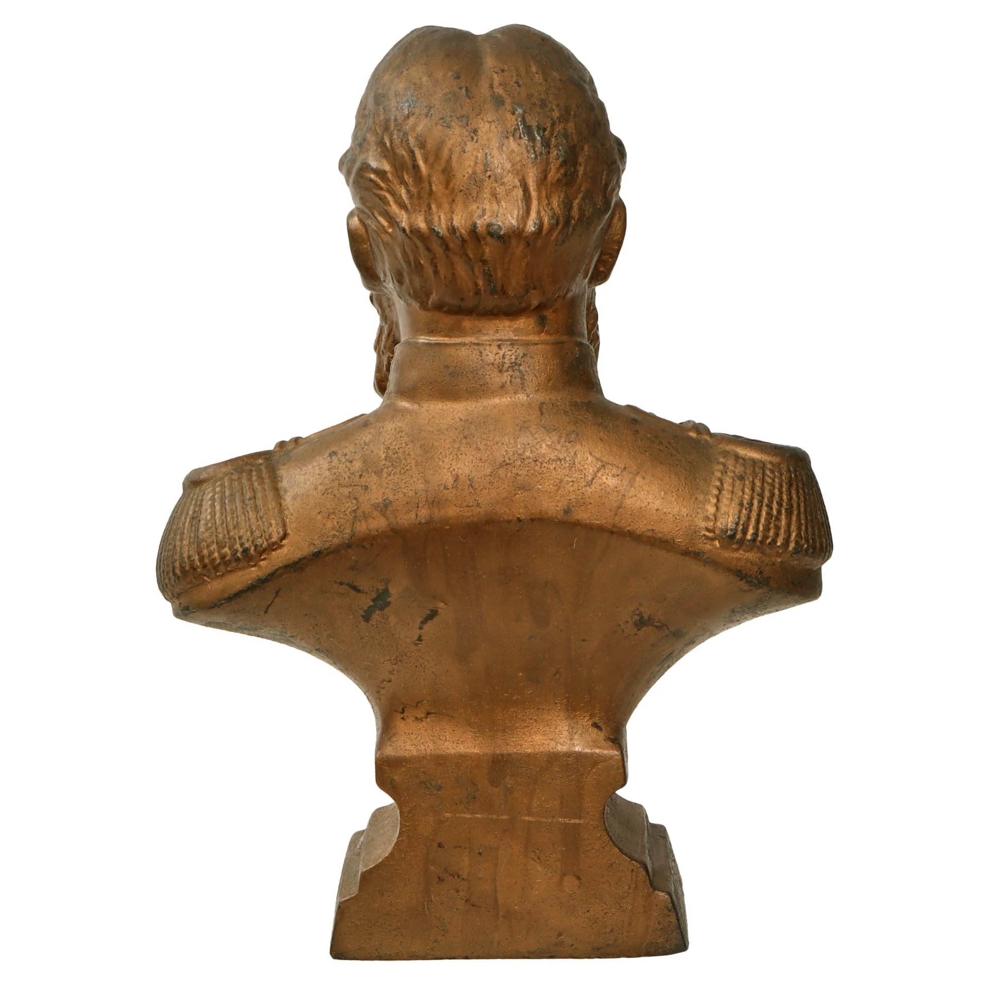 Original Imperial German Pre-WWI Frederick III German Emperor Bust - 6 ¼' Tall — image 4