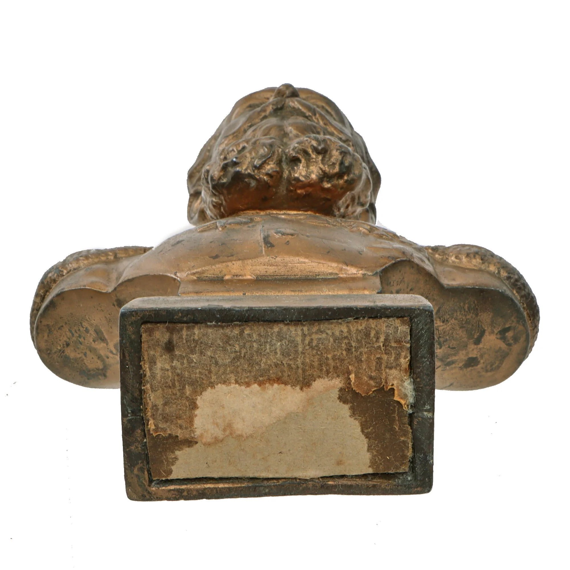 Original Imperial German Pre-WWI Frederick III German Emperor Bust - 6 ¼' Tall — image 6