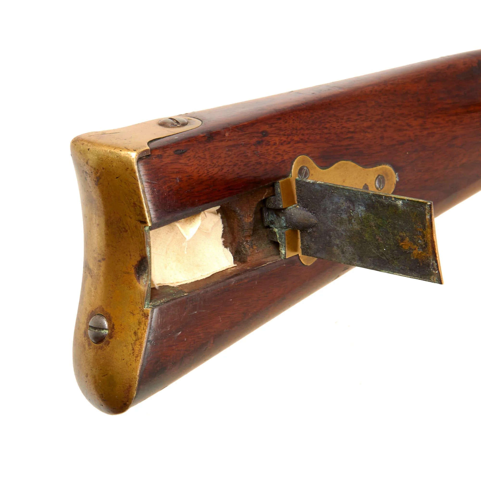 Original U.S. Civil War J.H. Merrill M1858 Breech Loading Cavalry Carbine Converted to Muzzle Loading Short Rifle - Serial 5290 — image 17