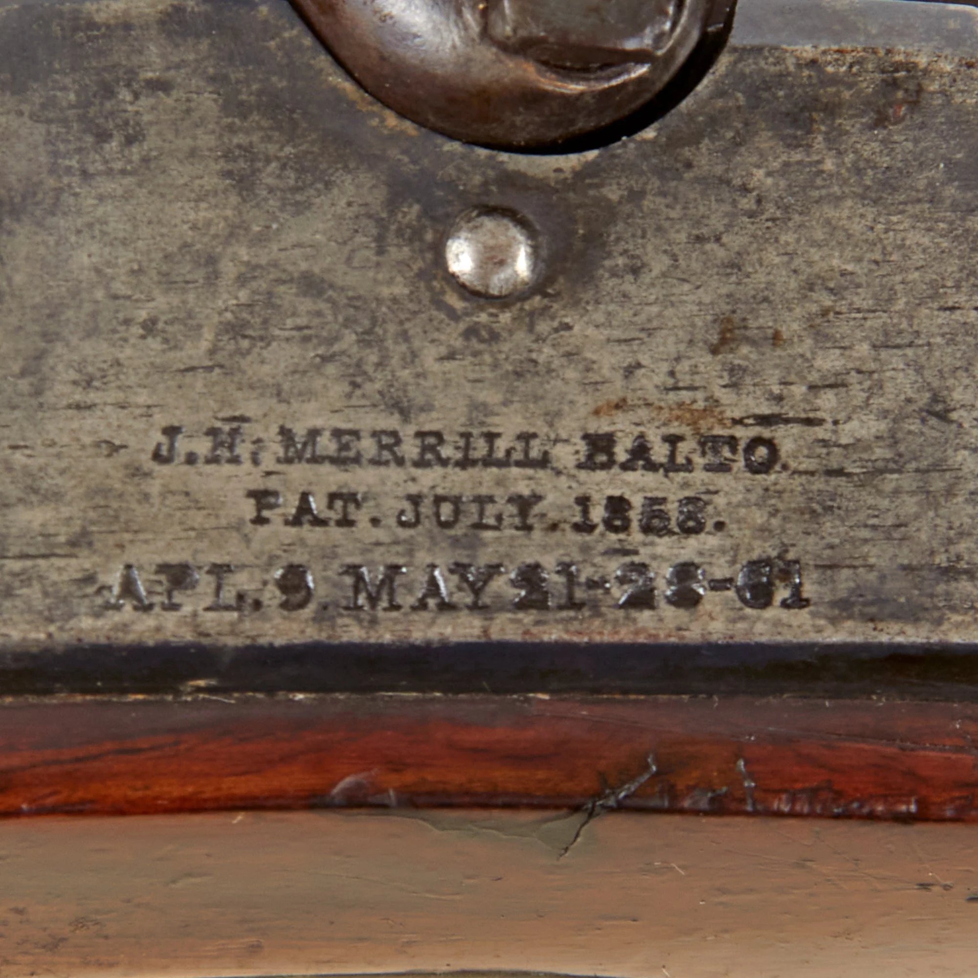 Original U.S. Civil War J.H. Merrill M1858 Breech Loading Cavalry Carbine Converted to Muzzle Loading Short Rifle - Serial 5290 — image 5