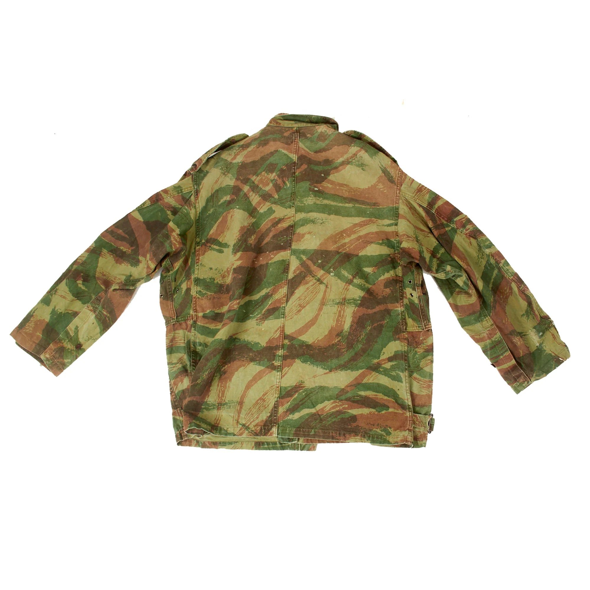 Original French First Indochina War Era TAP 47/52 Camouflage Parachute Smock - Dated 1952 — image 13