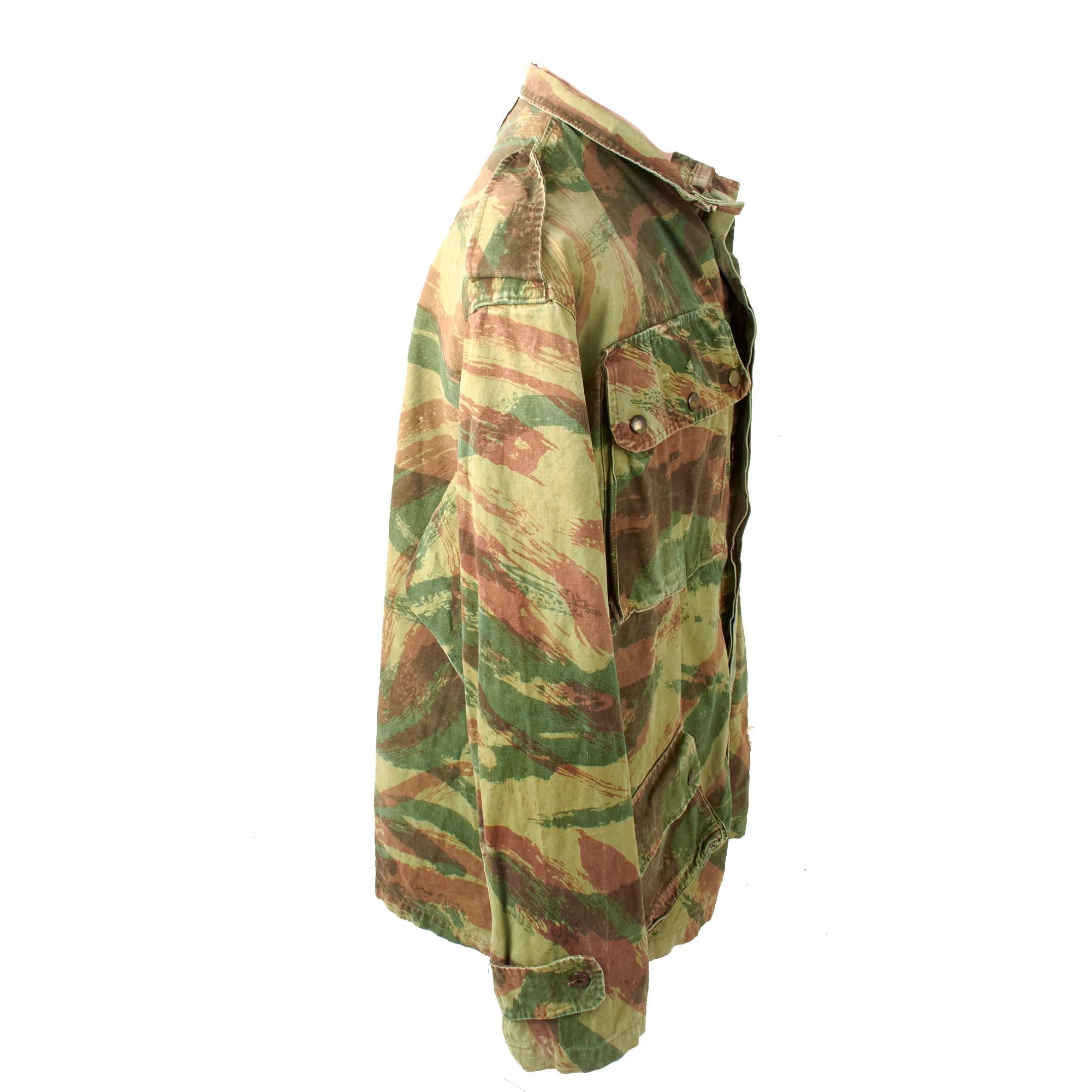 Original French First Indochina War Era TAP 47/52 Camouflage Parachute Smock - Dated 1952 — image 6