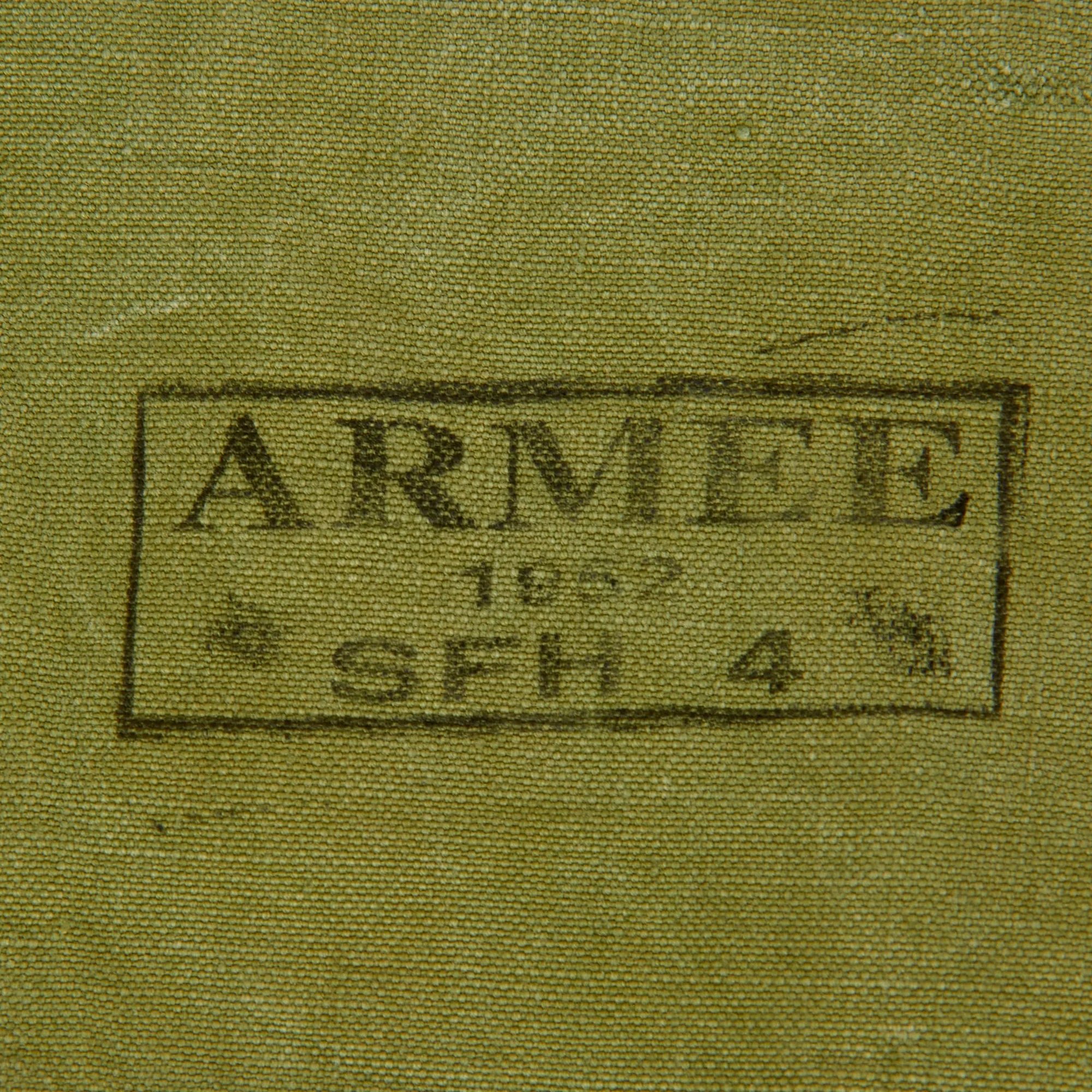 Original French First Indochina War Era TAP 47/52 Camouflage Parachute Smock - Dated 1952 — image 9