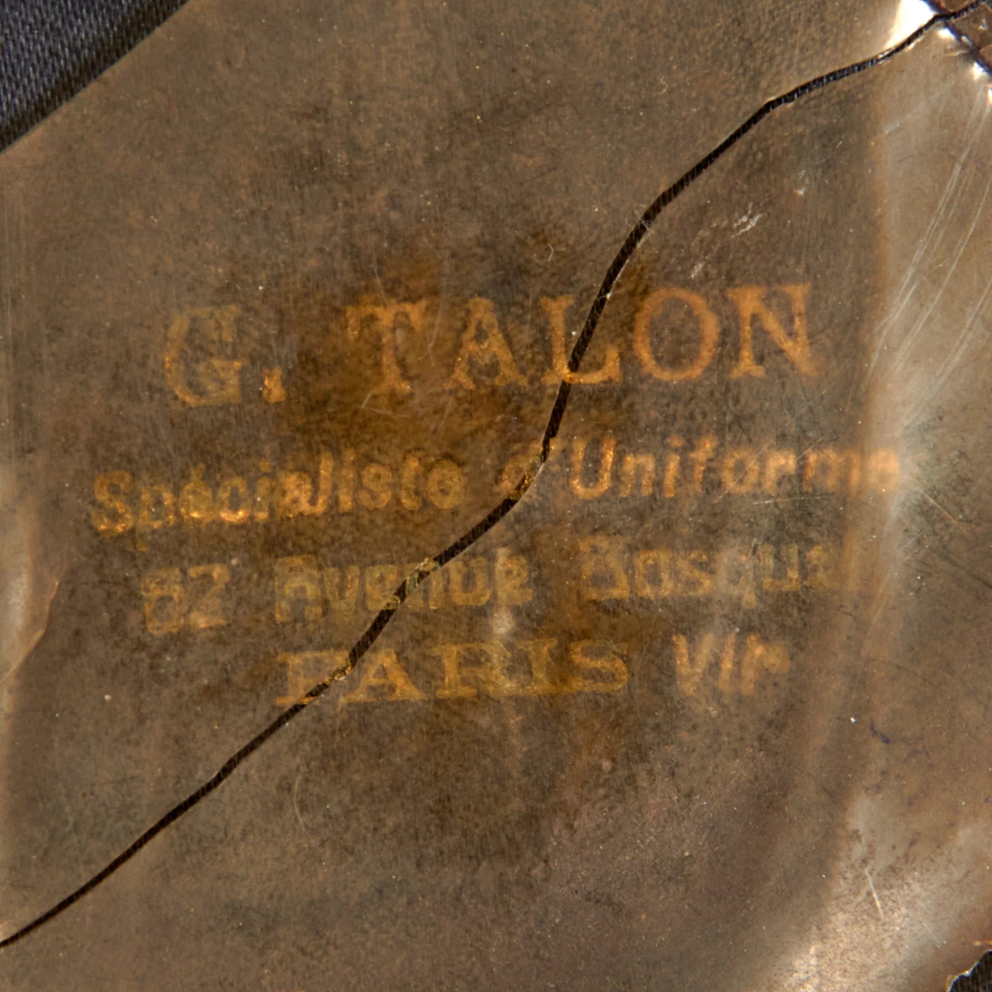 Original Vichy French WWII Colonial Navy Officer's Visor Cap by G. Talon of Paris — image 6