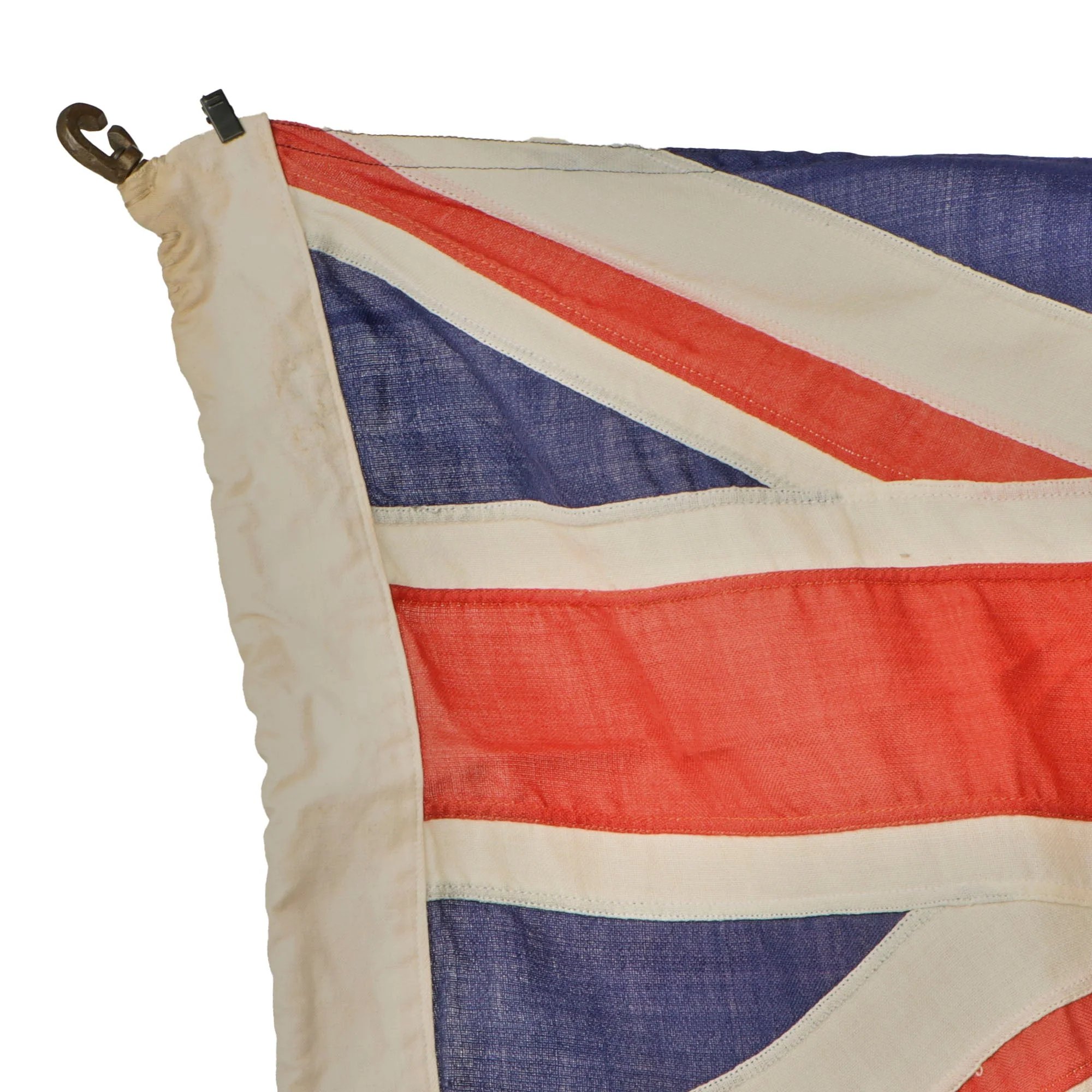 Original Australian Post-WWII Era Applique Large Heavy Cotton Flag by Evan Evans of Melbourne - Official Flagmaskers for XVIth Olympiad 1956 - 31 x 70' — image 3