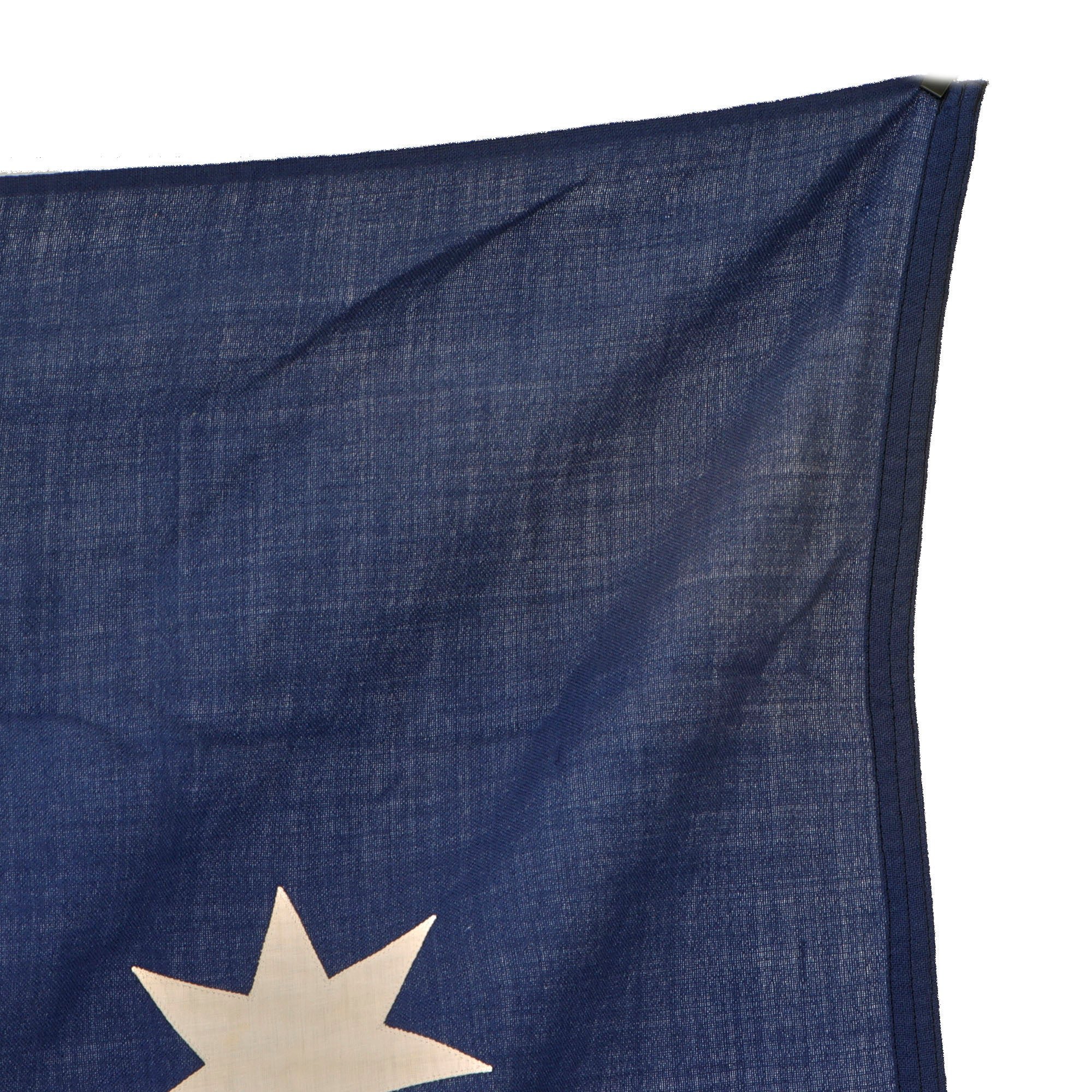 Original Australian Post-WWII Era Applique Large Heavy Cotton Flag by Evan Evans of Melbourne - Official Flagmaskers for XVIth Olympiad 1956 - 31 x 70' — image 6