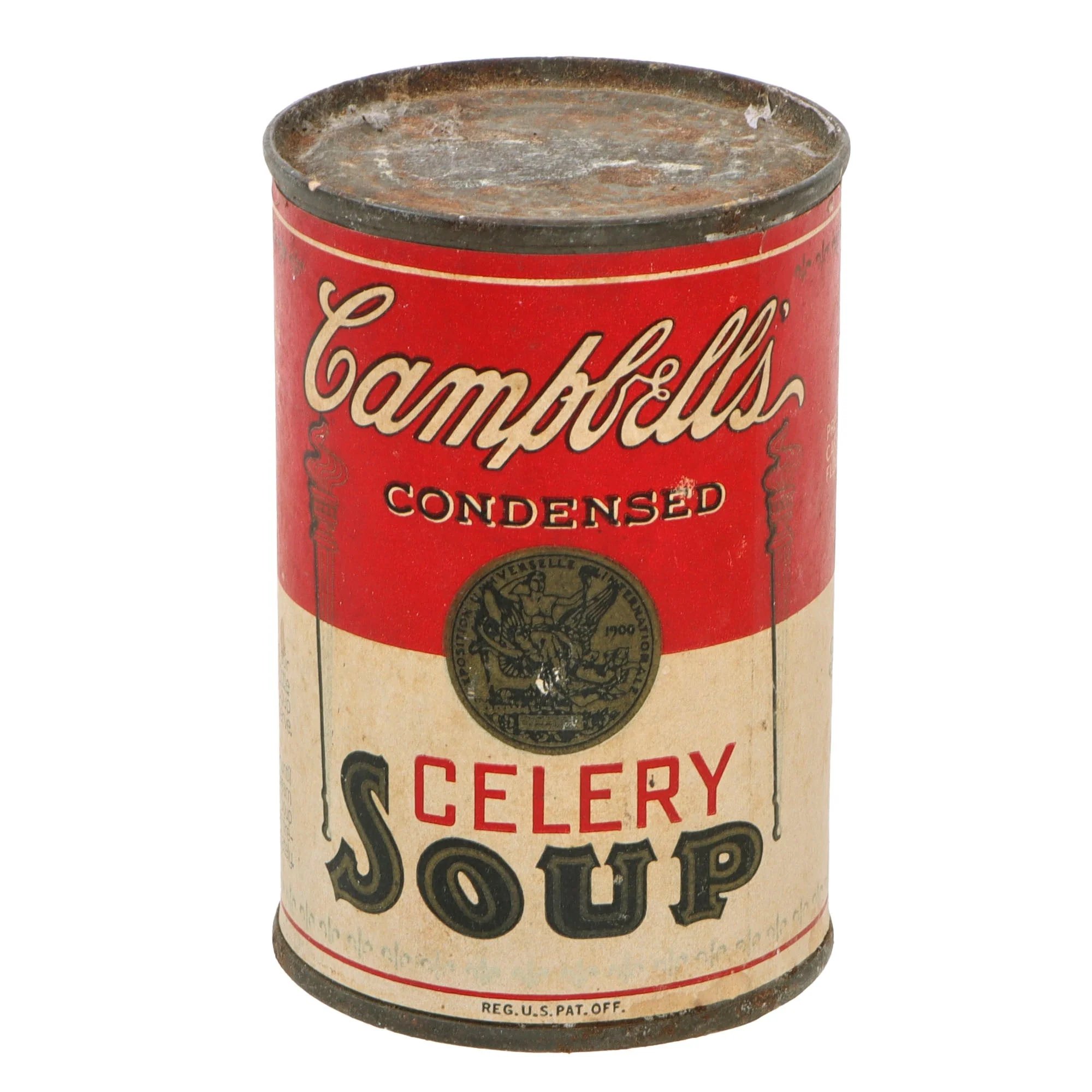 Original U.S. WWII Ration Lot Including Sealed Pemmican & Campbell's Celery Soup - Malted Milk Tablets, Gum, and Pure Mustard Flour — image 3