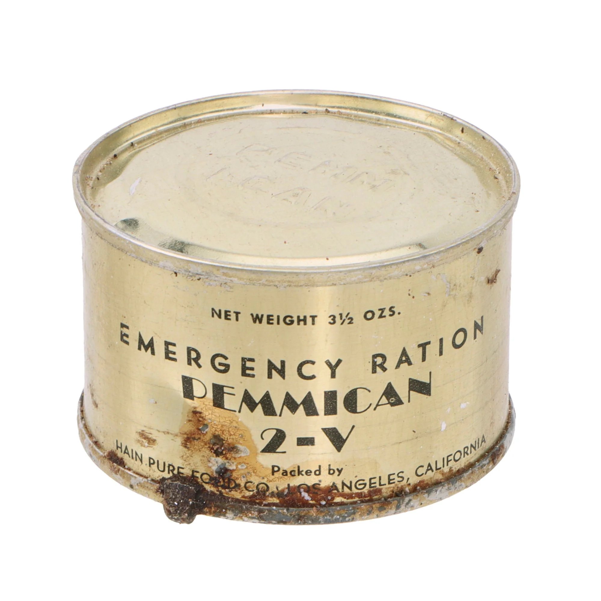 Original U.S. WWII Ration Lot Including Sealed Pemmican & Campbell's Celery Soup - Malted Milk Tablets, Gum, and Pure Mustard Flour — image 5