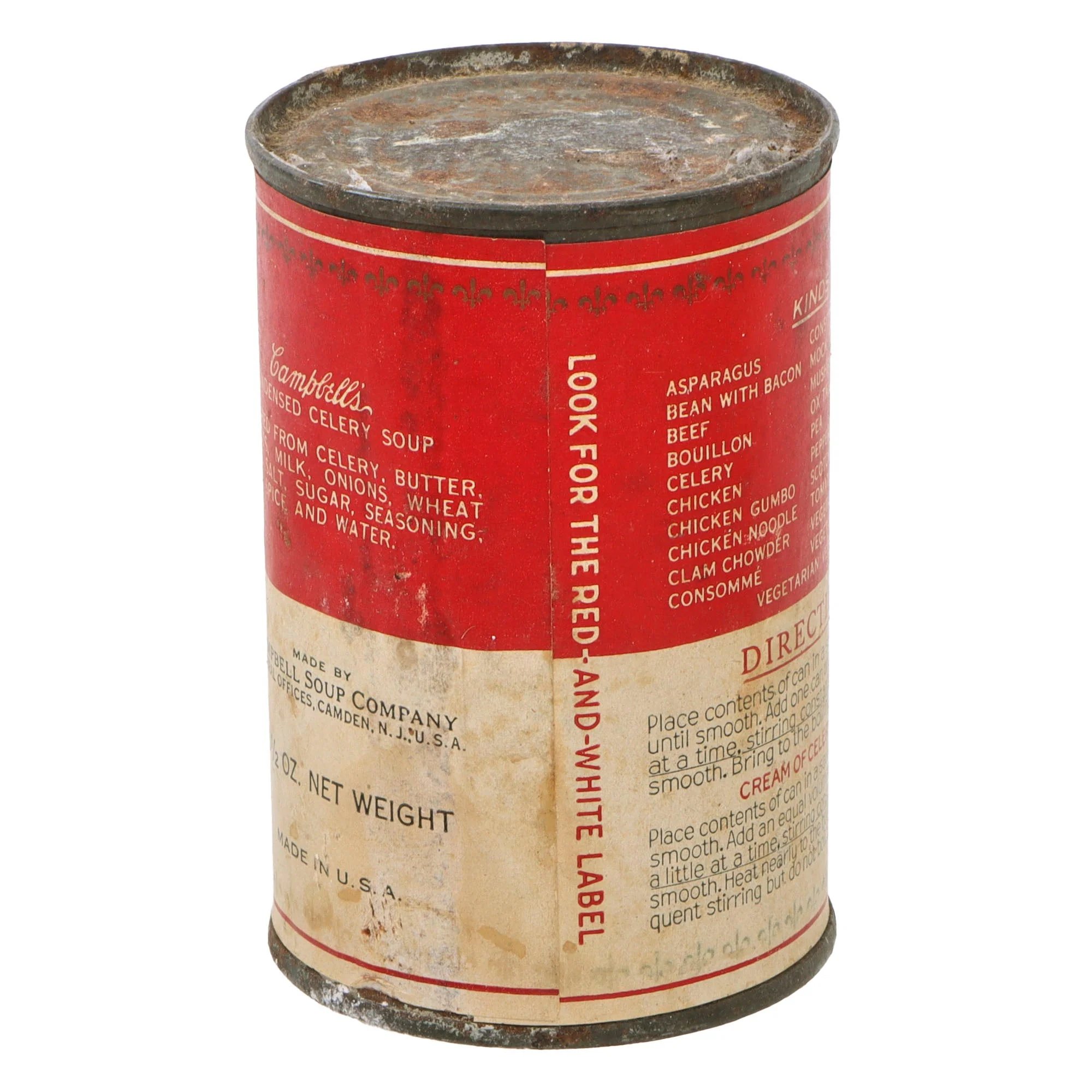 Original U.S. WWII Ration Lot Including Sealed Pemmican & Campbell's Celery Soup - Malted Milk Tablets, Gum, and Pure Mustard Flour — image 8