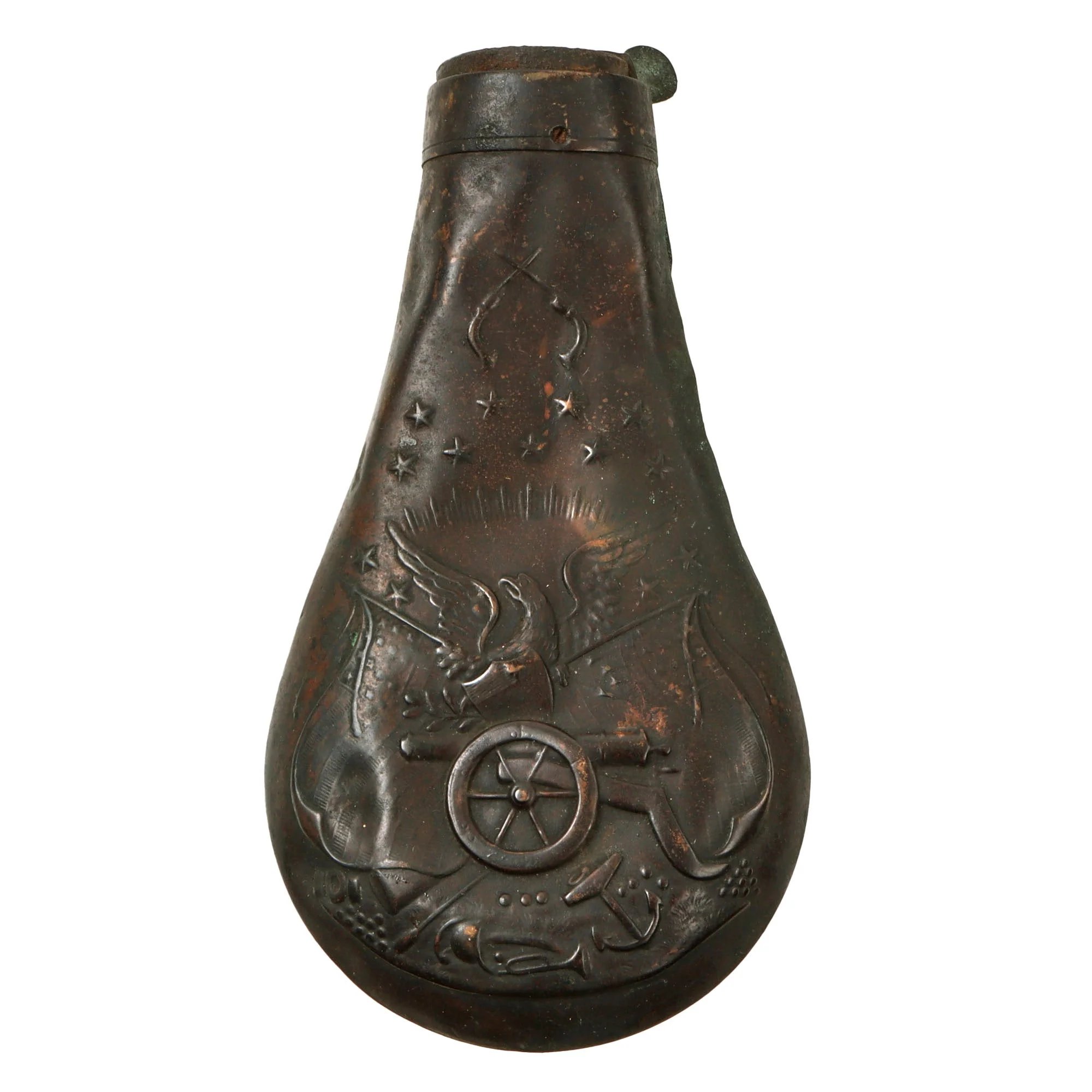 Original U.S. Civil War Colt Model 1861 Navy .36cal Percussion Revolver Made in 1862 with Custom Wood Case and Accessories - Serial 7877 — image 15