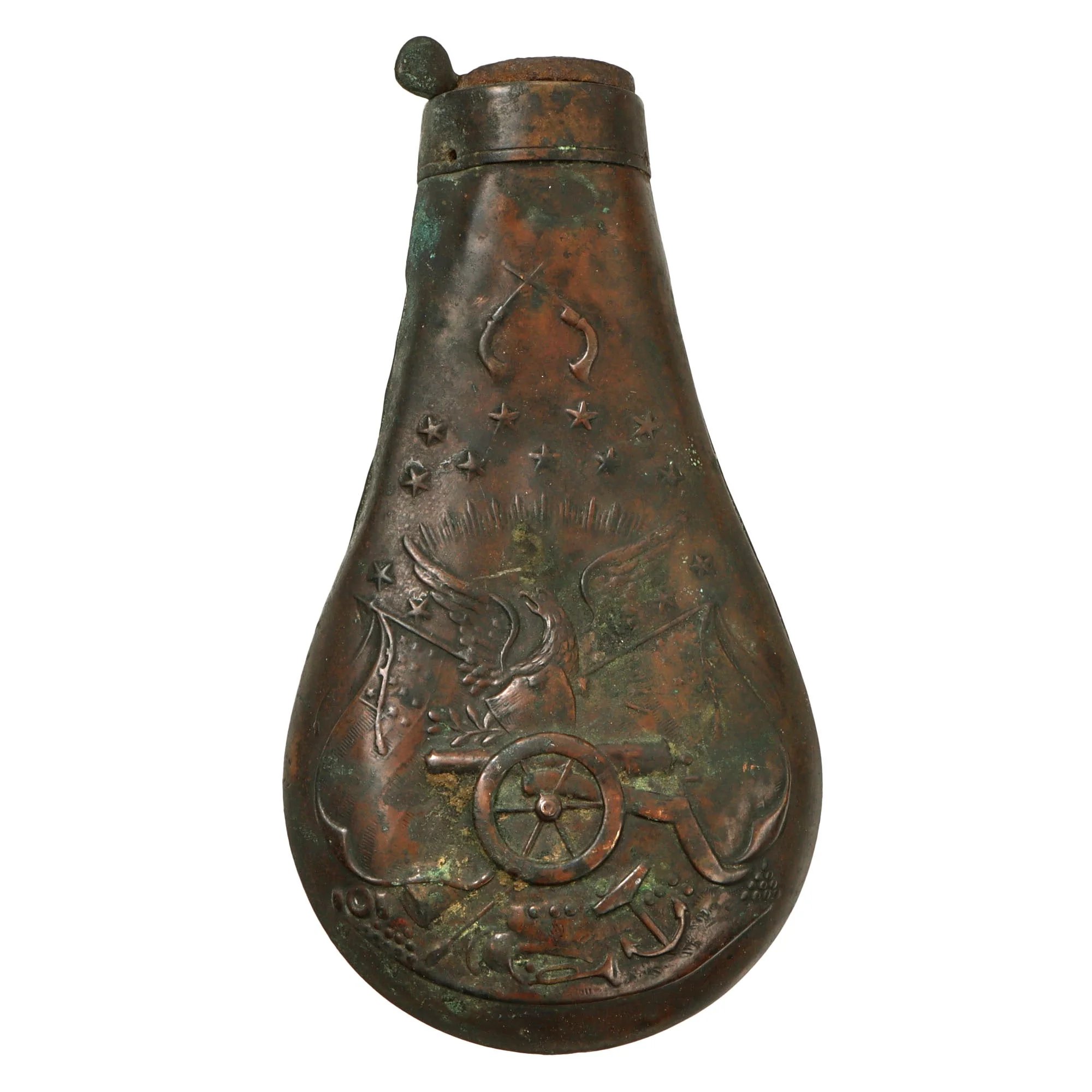 Original U.S. Civil War Colt Model 1861 Navy .36cal Percussion Revolver Made in 1862 with Custom Wood Case and Accessories - Serial 7877 — image 16