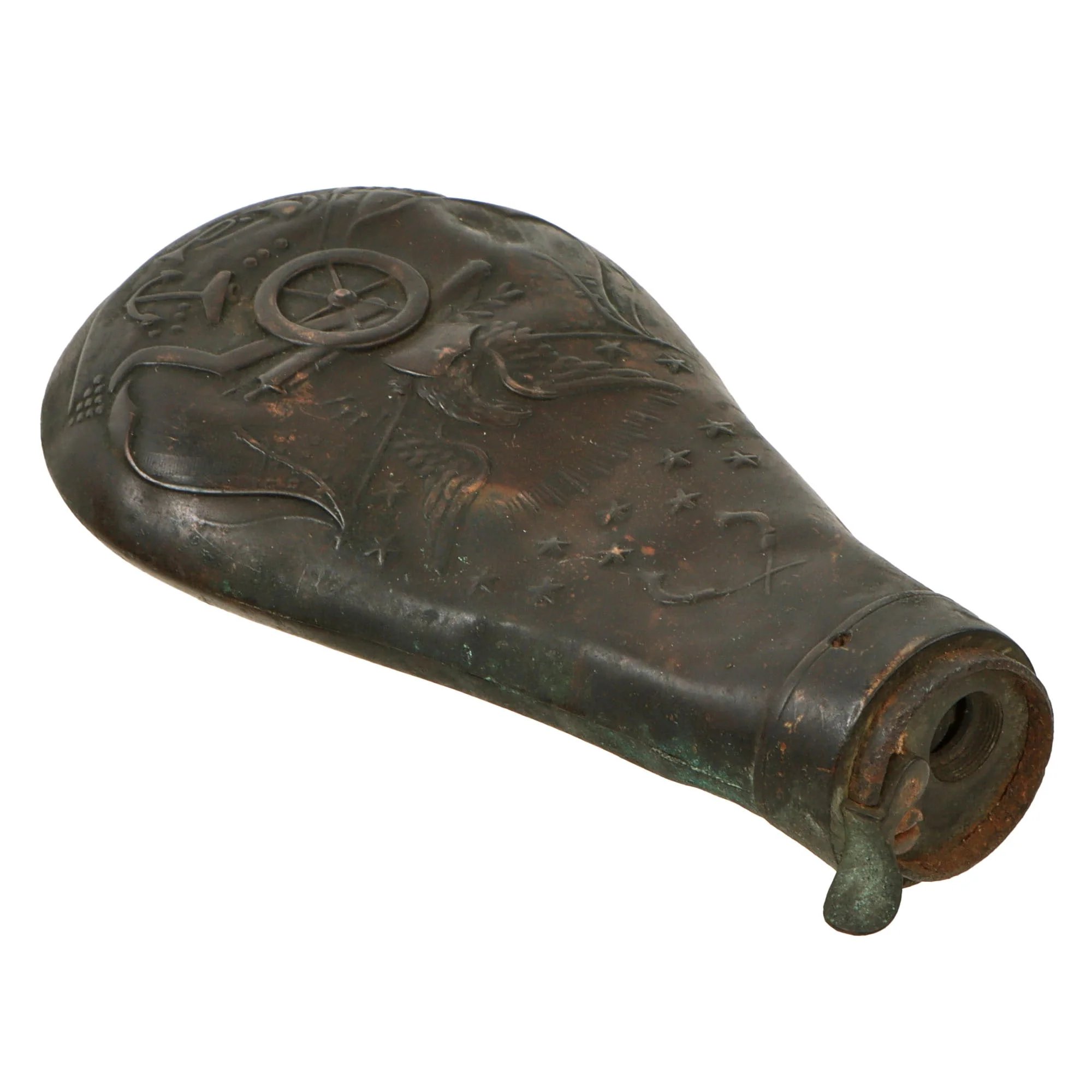 Original U.S. Civil War Colt Model 1861 Navy .36cal Percussion Revolver Made in 1862 with Custom Wood Case and Accessories - Serial 7877 — image 17