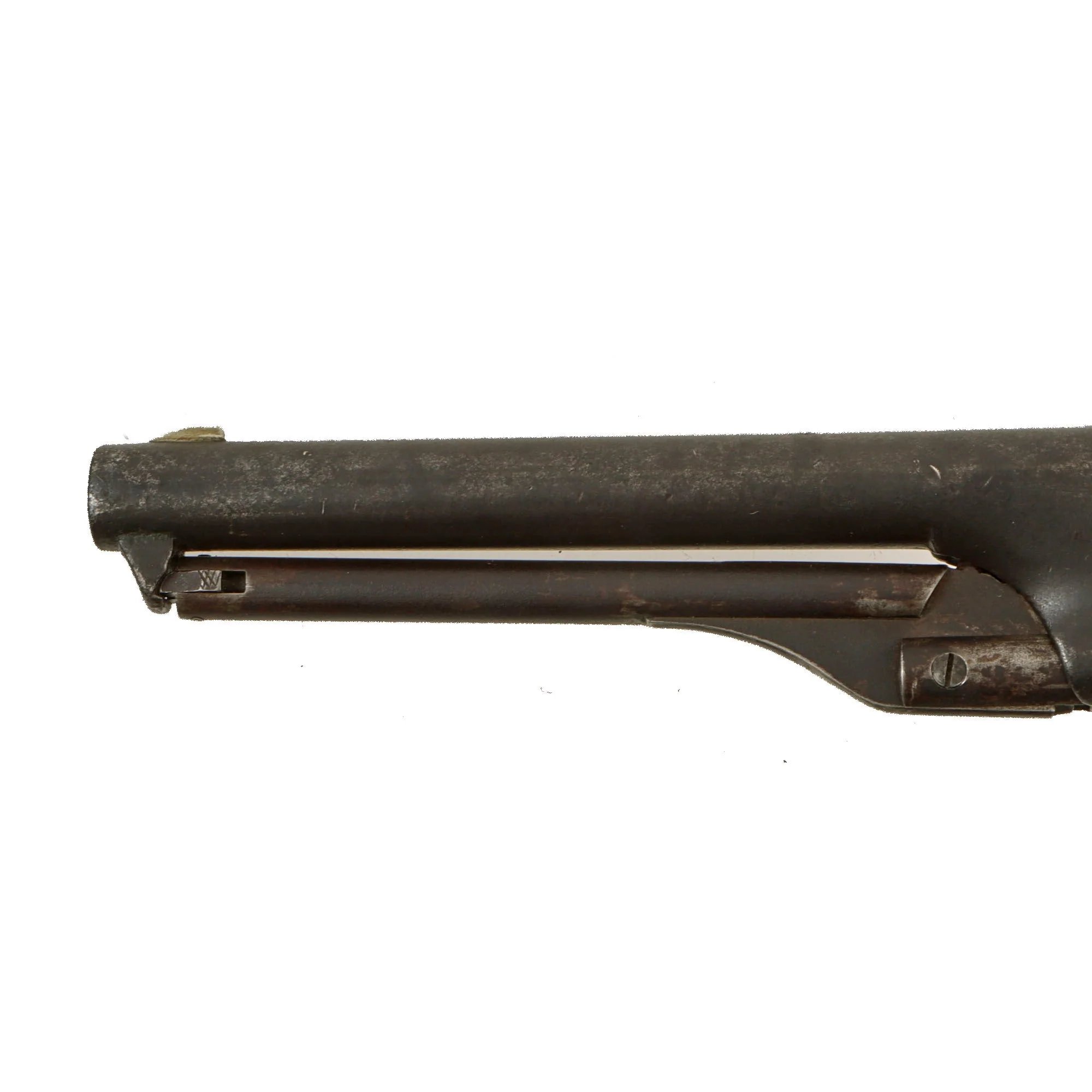 Original U.S. Civil War Colt Model 1861 Navy .36cal Percussion Revolver Made in 1862 with Custom Wood Case and Accessories - Serial 7877 — image 22