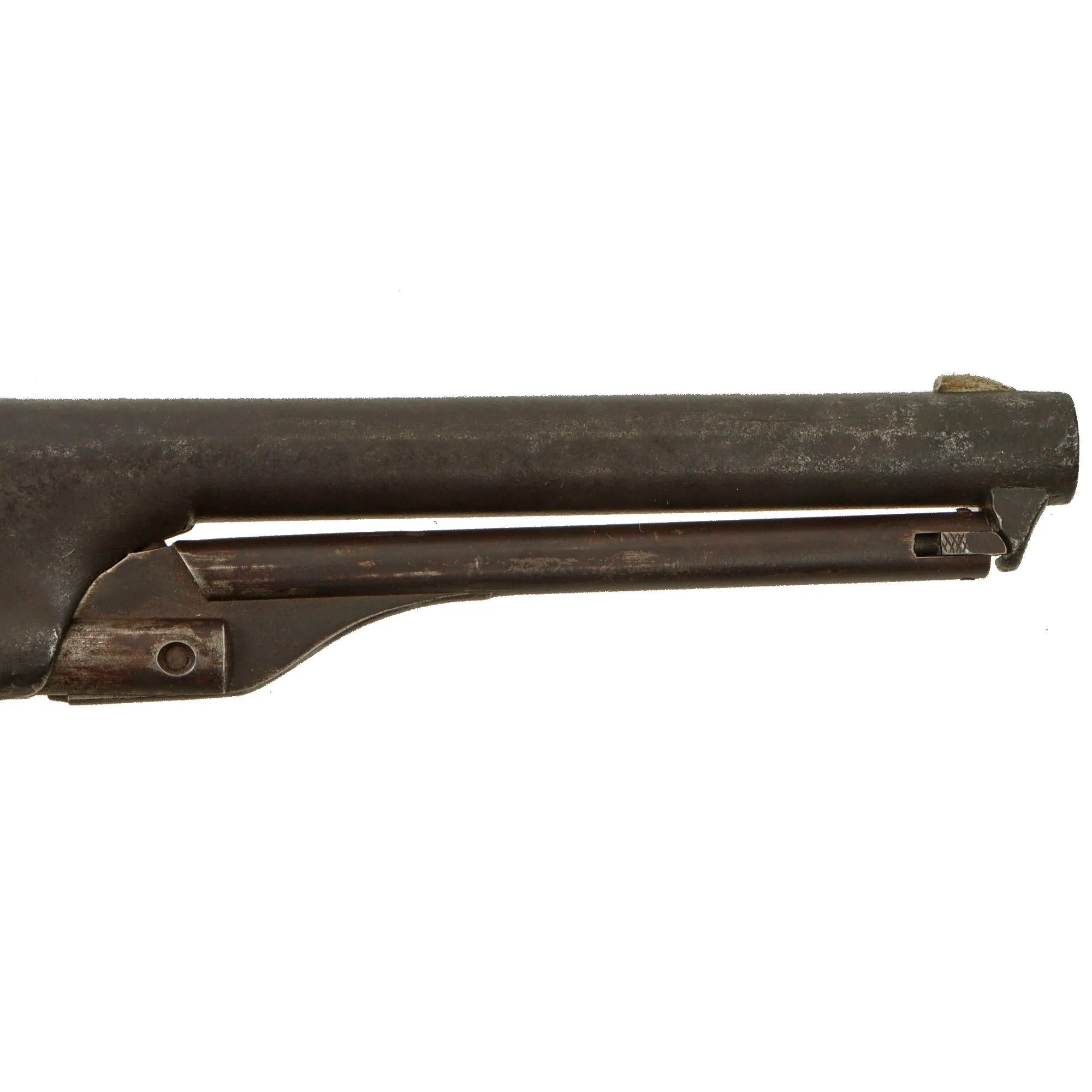 Original U.S. Civil War Colt Model 1861 Navy .36cal Percussion Revolver Made in 1862 with Custom Wood Case and Accessories - Serial 7877 — image 24