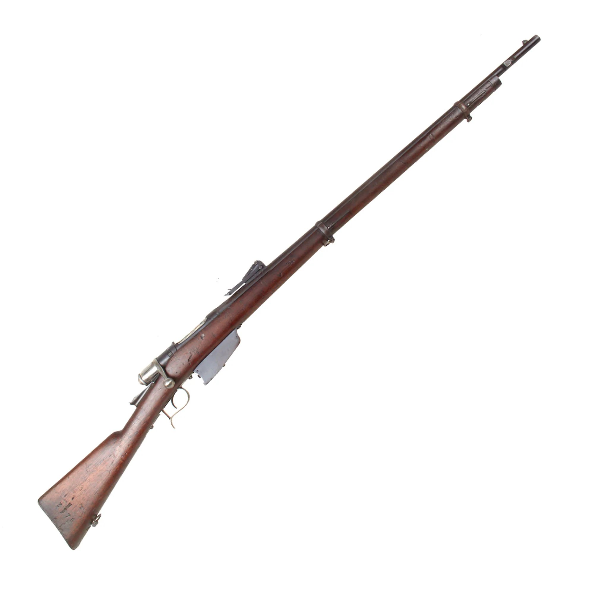 Original Italian Vetterli M1870/87/15 Infantry Rifle Serial V.3378 by Torre Annunziata Converted to 6.5mm - Dated 1873 — image 2