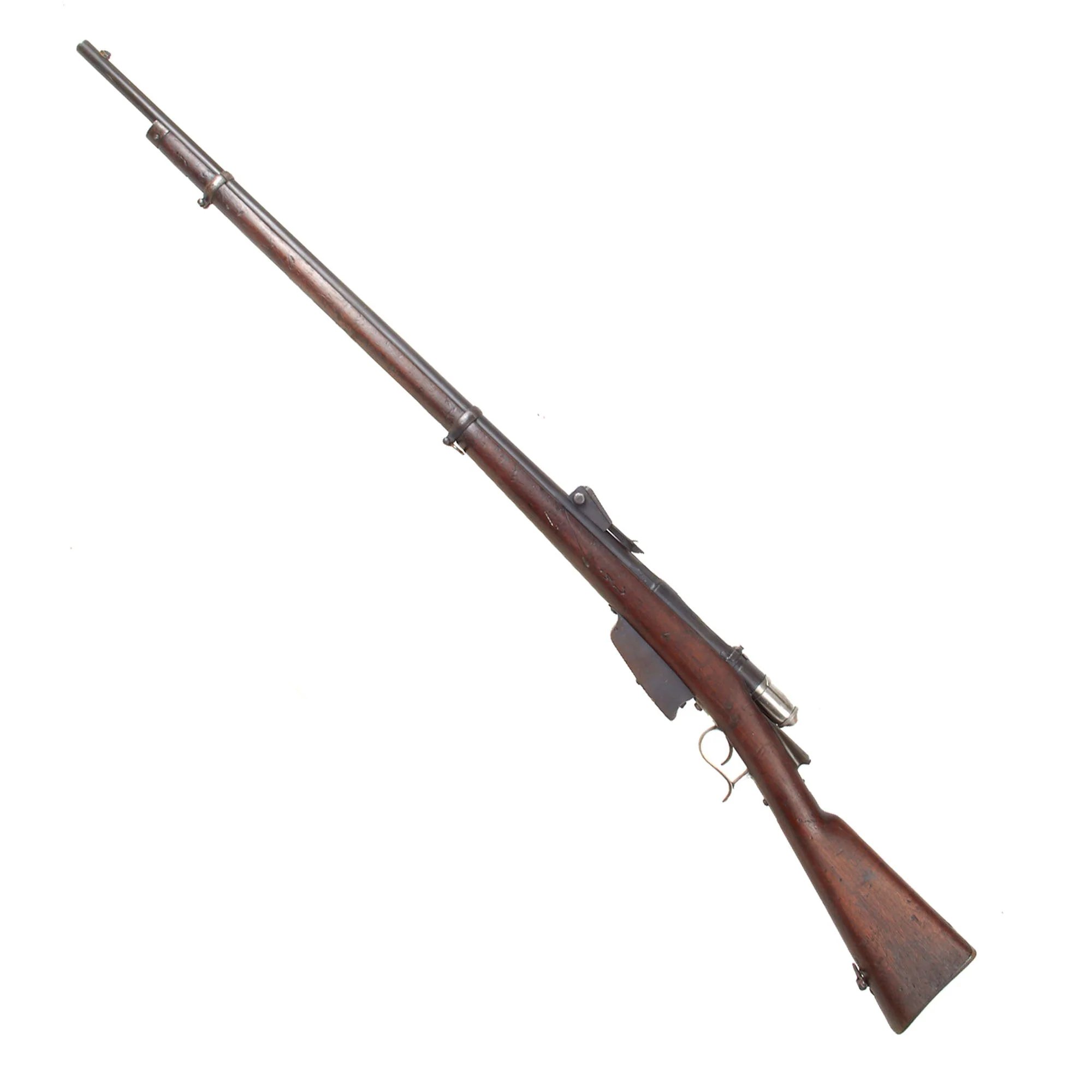 Original Italian Vetterli M1870/87/15 Infantry Rifle Serial V.3378 by Torre Annunziata Converted to 6.5mm - Dated 1873 — image 3