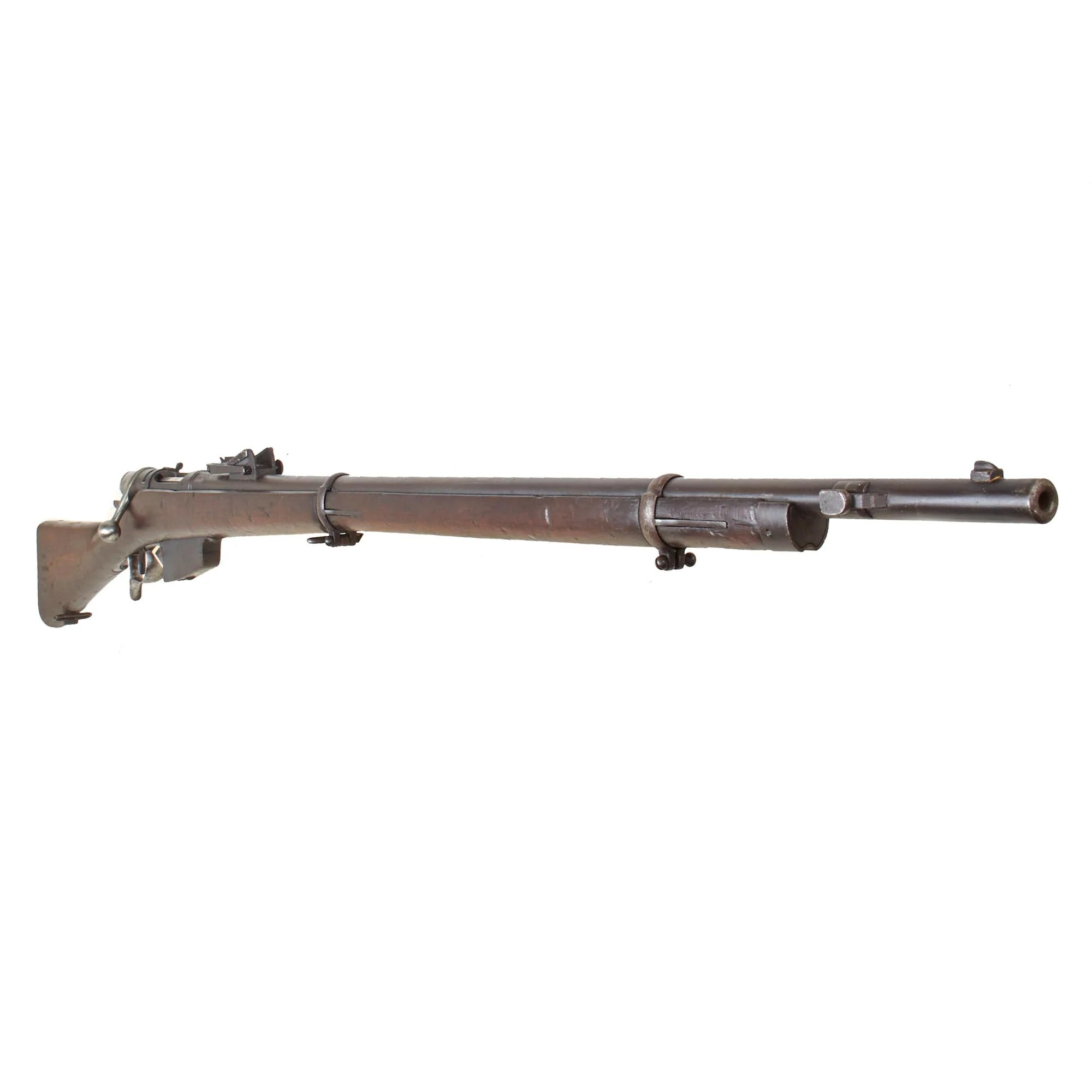 Original Italian Vetterli M1870/87/15 Infantry Rifle Serial V.3378 by Torre Annunziata Converted to 6.5mm - Dated 1873 — image 4