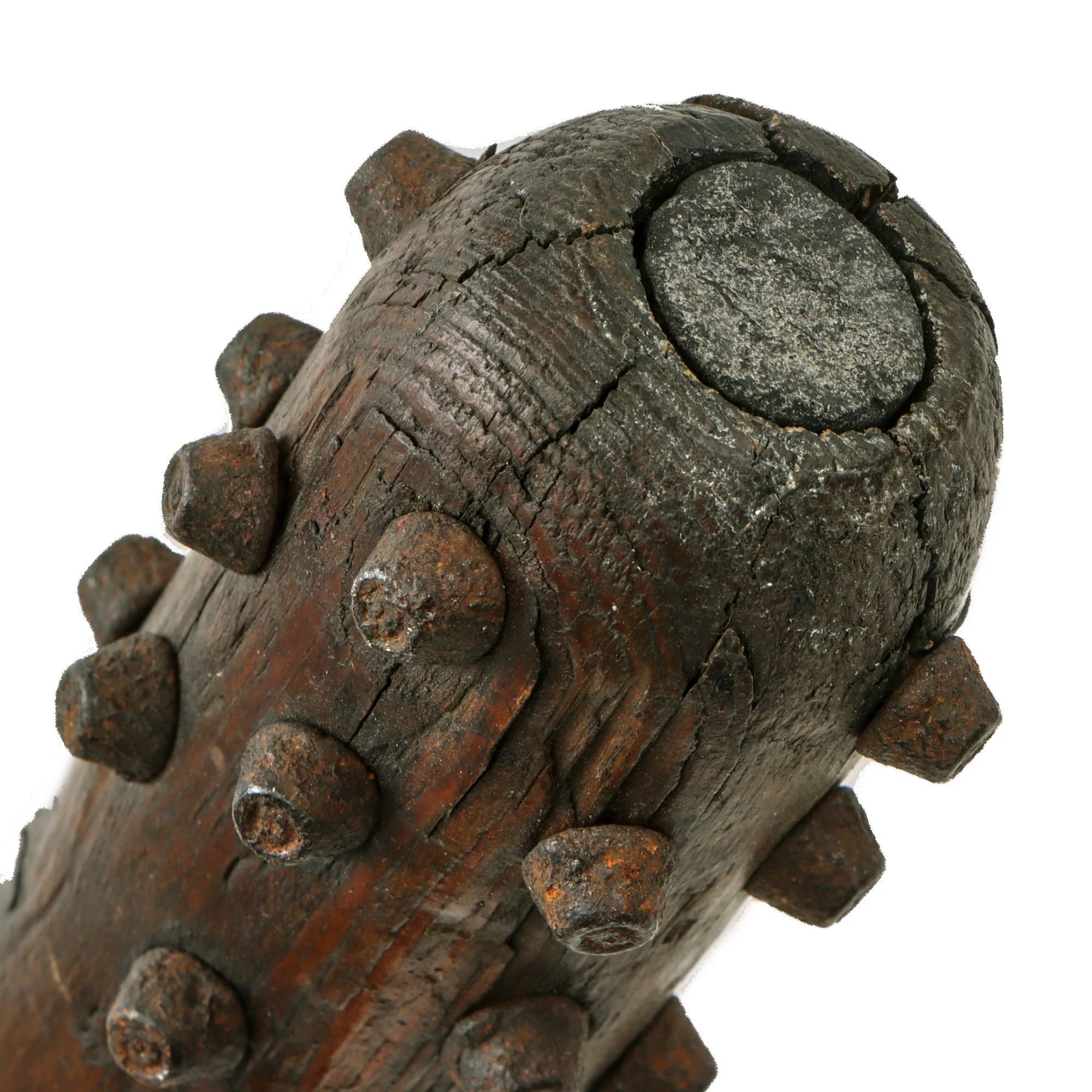 Original British WWI Lead Core Trench Raiding Club With Hobnail Studded End - Broad Arrow Marked — image 6