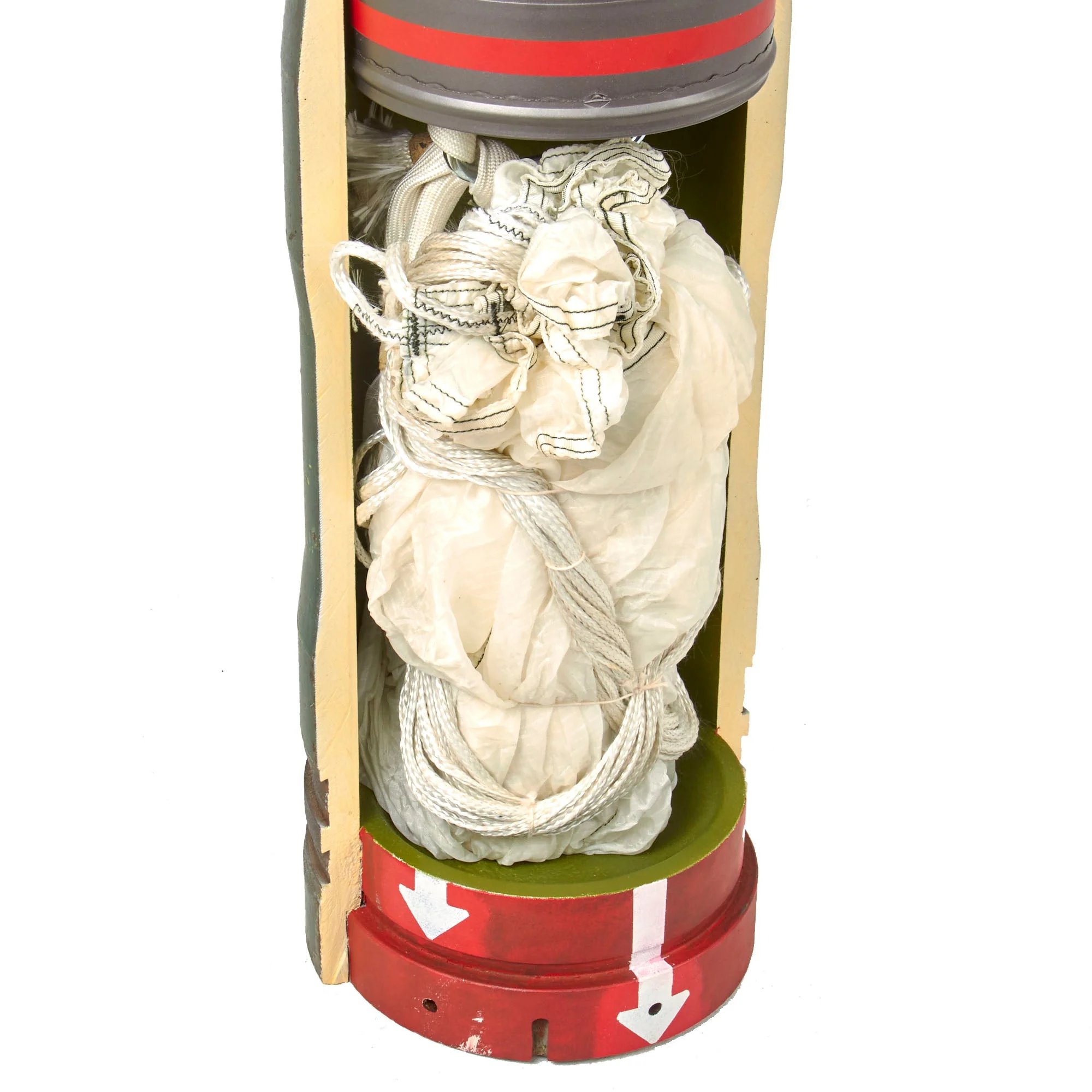 Original German WWII Inert 203mm Railway Gun Flare Projectile EOD Training Cutaway - Outstandingly Rare — image 11