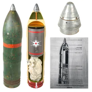 Original German WWII Inert 203mm Railway Gun Flare Projectile EOD …