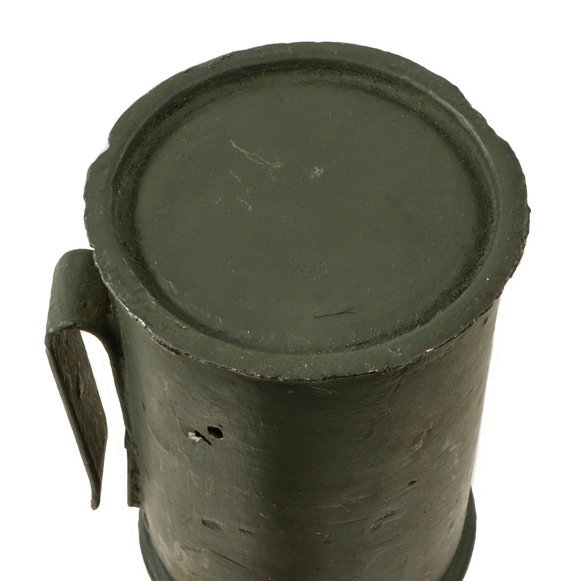 Original German WWI Inert M1915 Poppenberg Percussion Stick Hand Grenade Head & Fittings with Reproduction Wooden Handle- Stielhandgranate — image 5