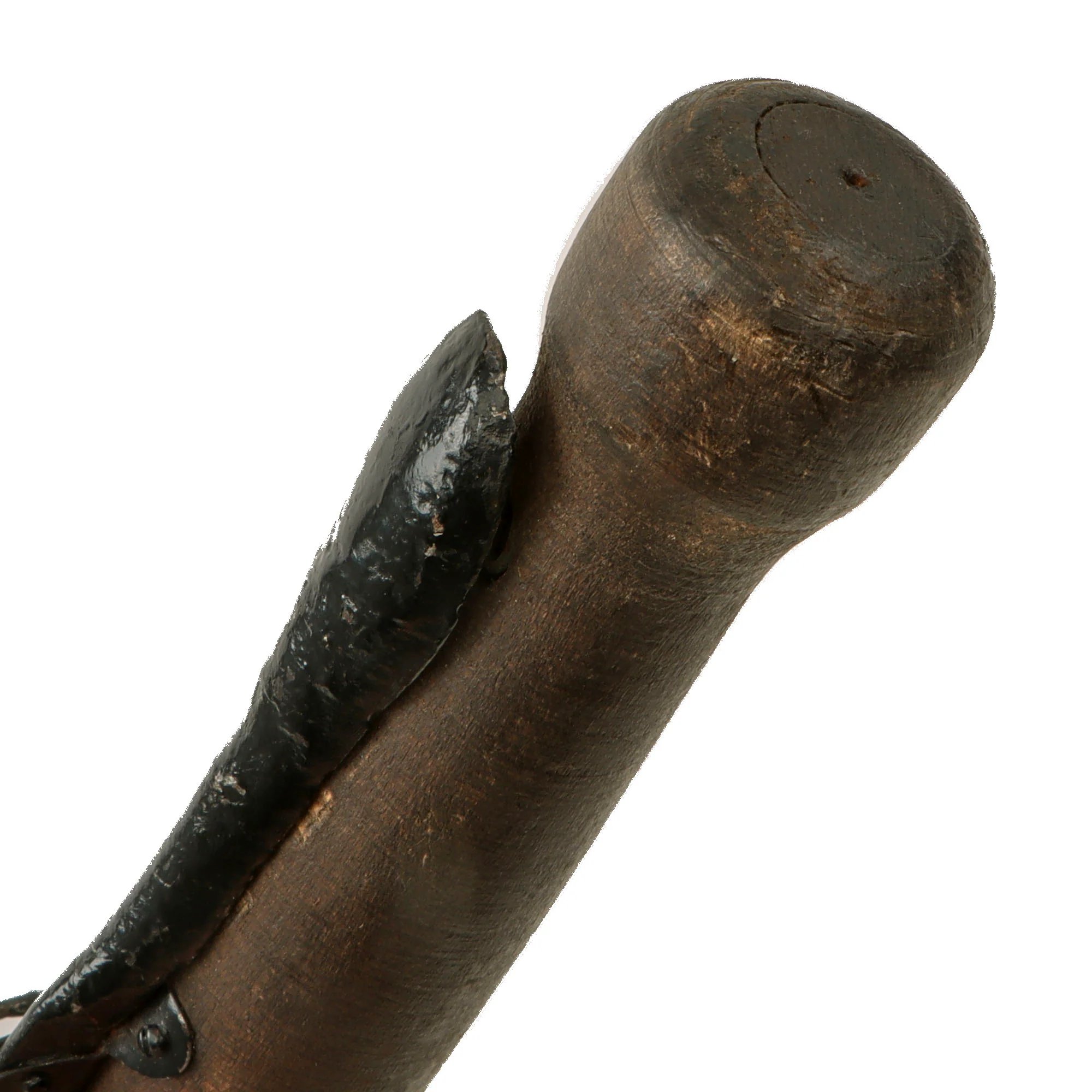 Original German WWI Inert M1915 Poppenberg Percussion Stick Hand Grenade Head & Fittings with Reproduction Wooden Handle- Stielhandgranate — image 9
