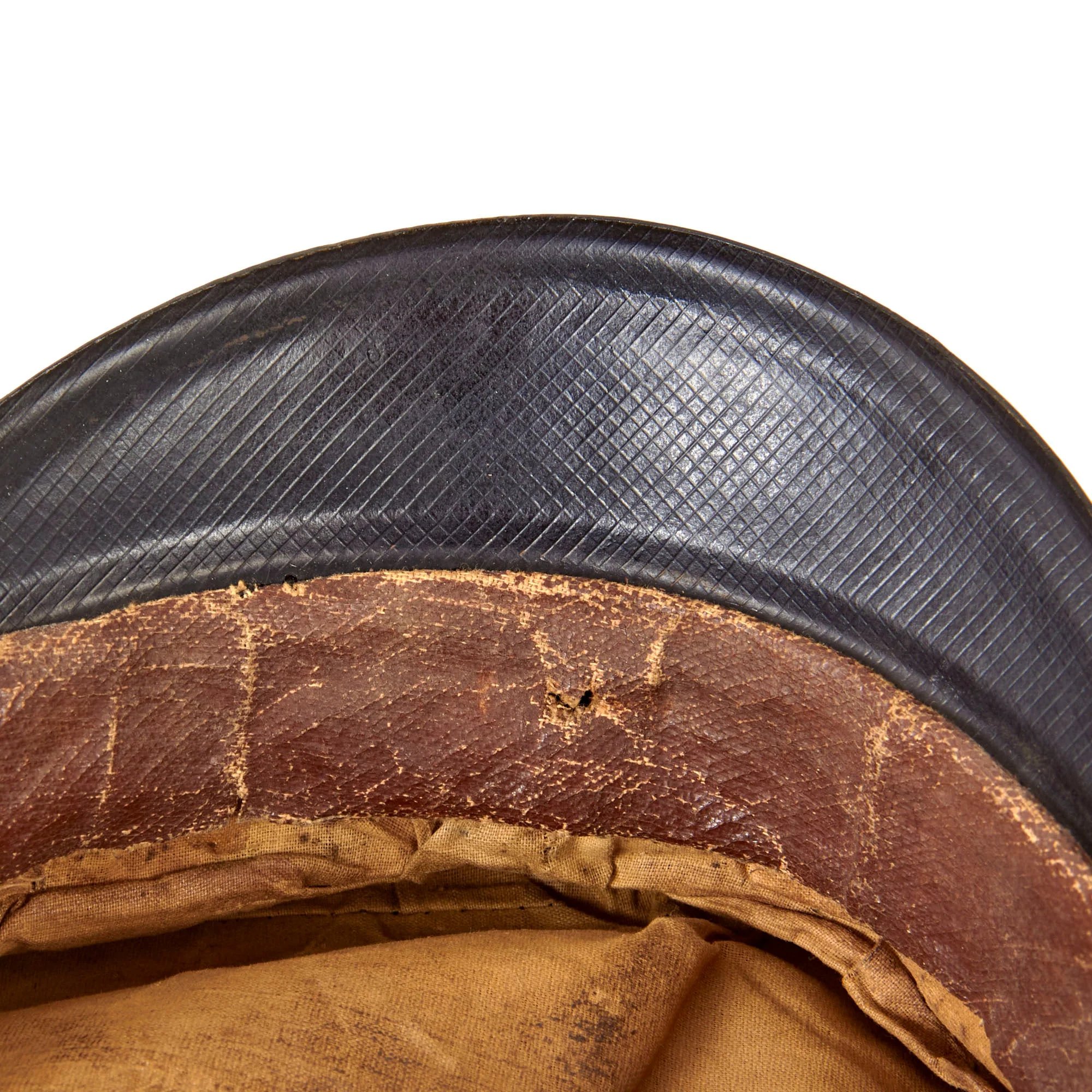 Original Imperial German WWI Prussian Dark Blue Landwehr Reserve NCO Visor Cap - Dunkelblau — image 9