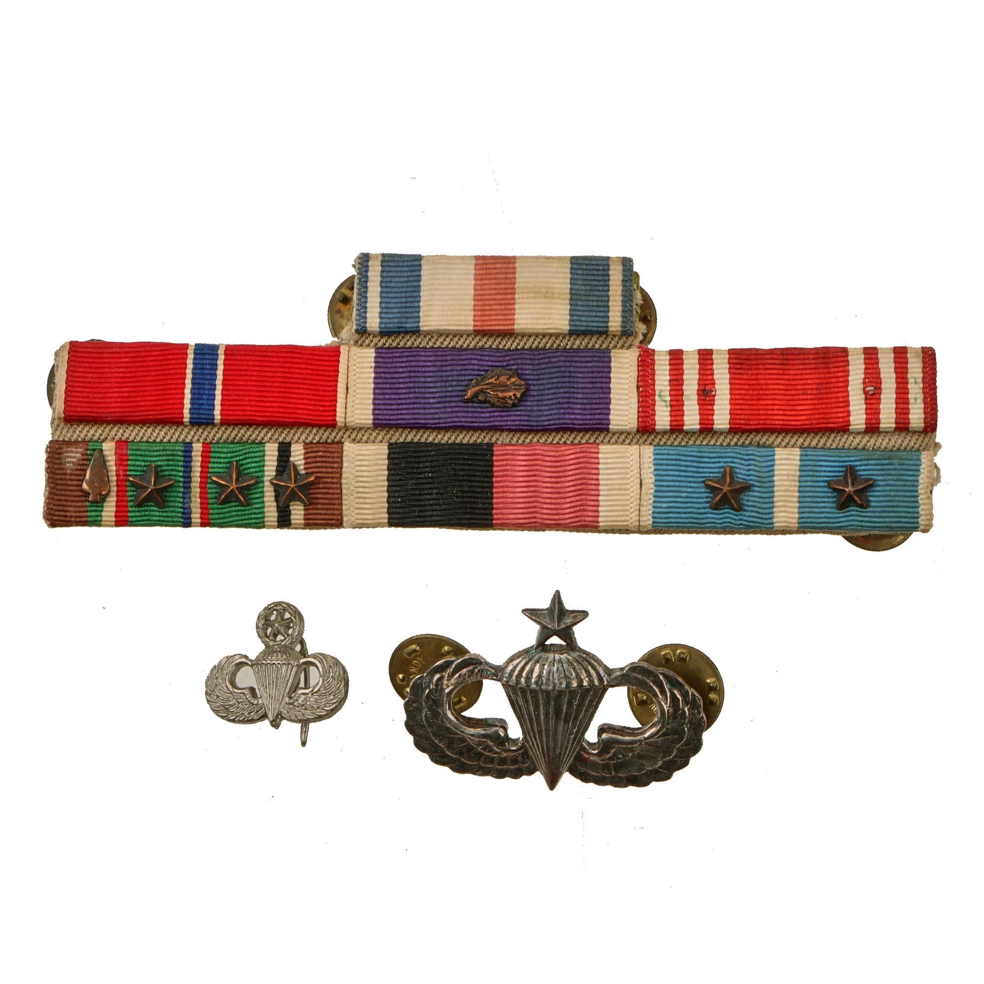 Original U.S. WWII & Korean War Dog Tag & Insignia Grouping to 508th PIR 82nd Airborne Paratrooper, 187th PIR in Korea Edward J. Wodowski 'Woody' — image 4