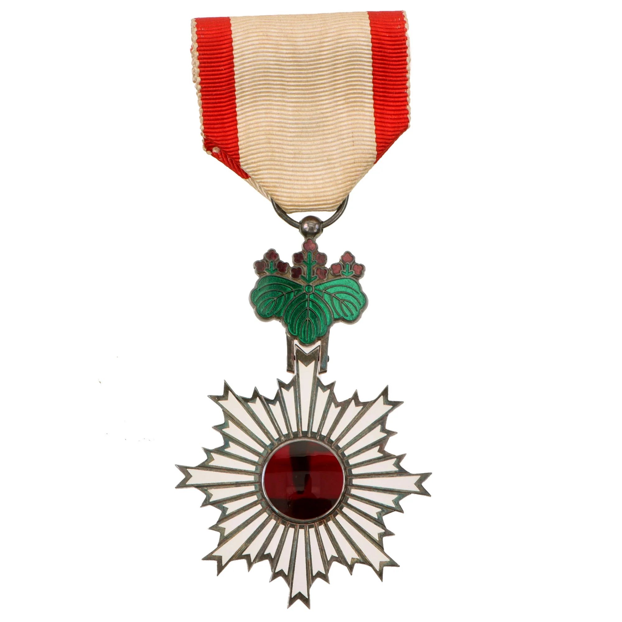 Original Imperial Japanese WWII Order of the Rising Sun, 6th Class Medal in Original Presentation Case — image 3