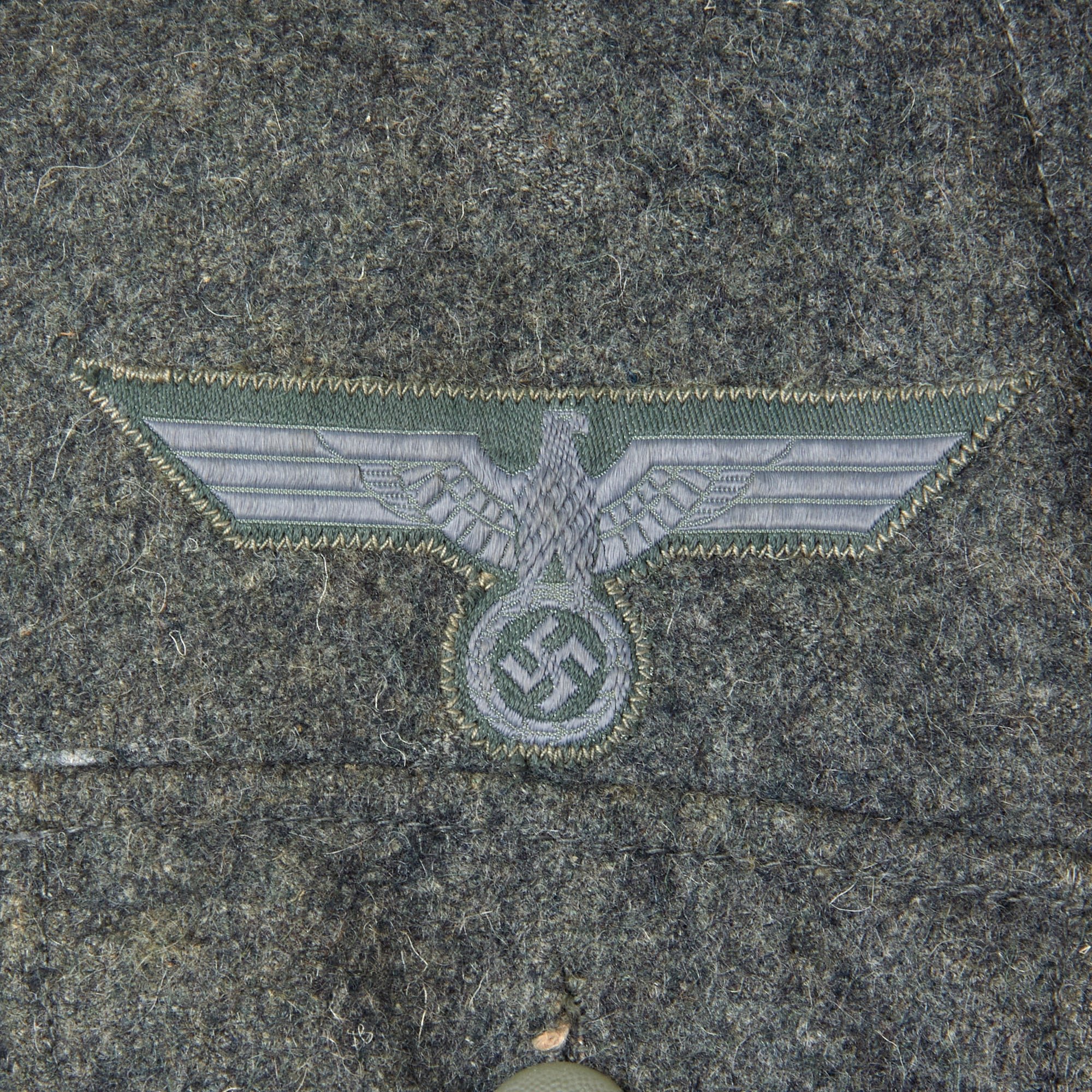 Original German WWII Heer Army 6th Division Signals Detachment Enlisted M43 Combat Tunic - Dated 1944 — image 6