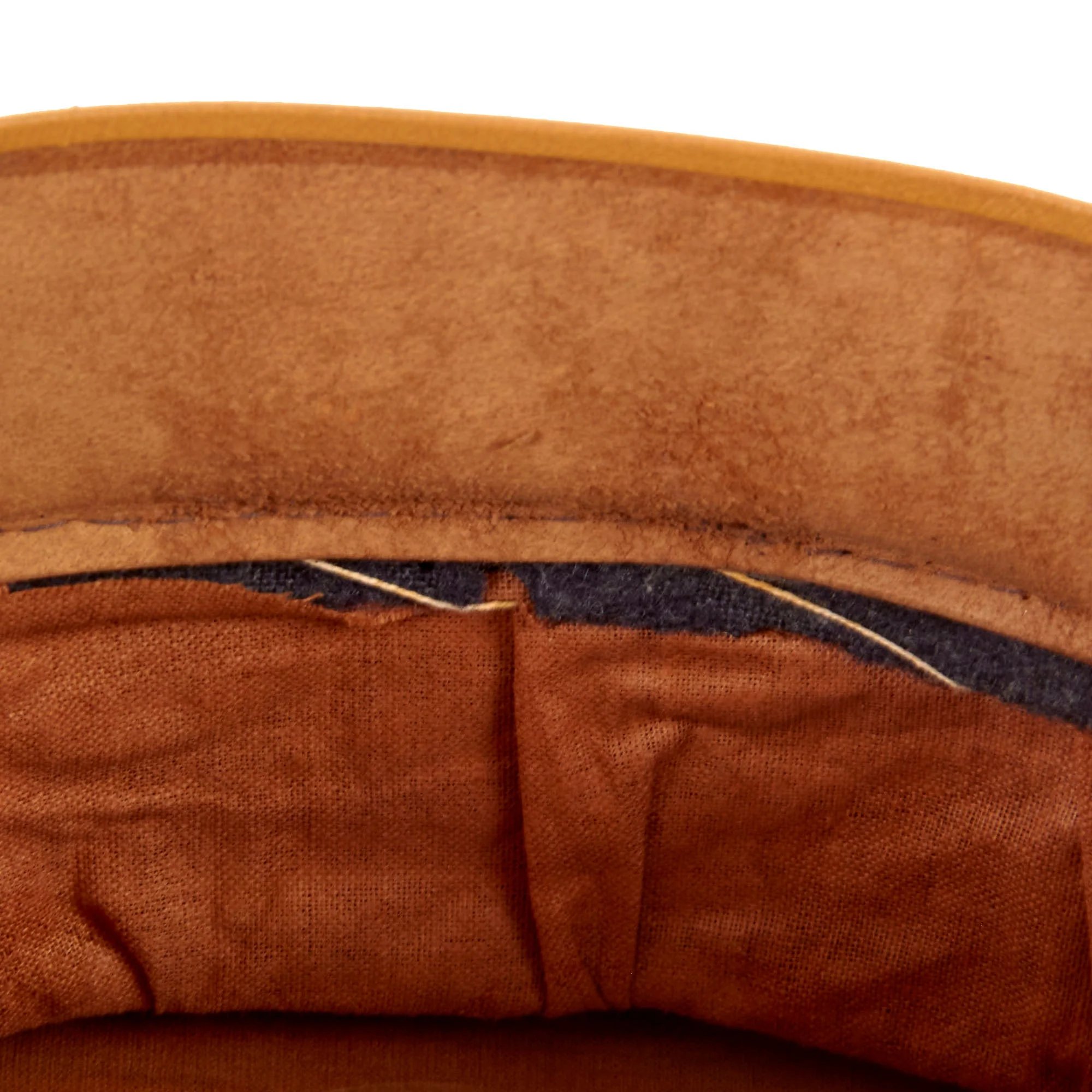 Original German WWII Unit Marked 1938 Dated Luftwaffe Flight Branch EM/NCO Schirmmütze Visor Cap by Gebrüder Alm - size 57 — image 13