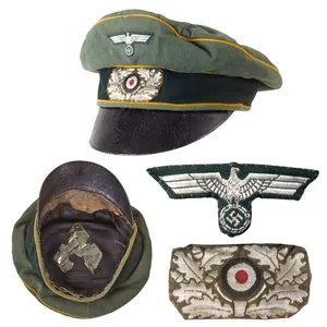 Original German WWII Heer Army Cavalry Officer Schirmmütze Visor Crush …
