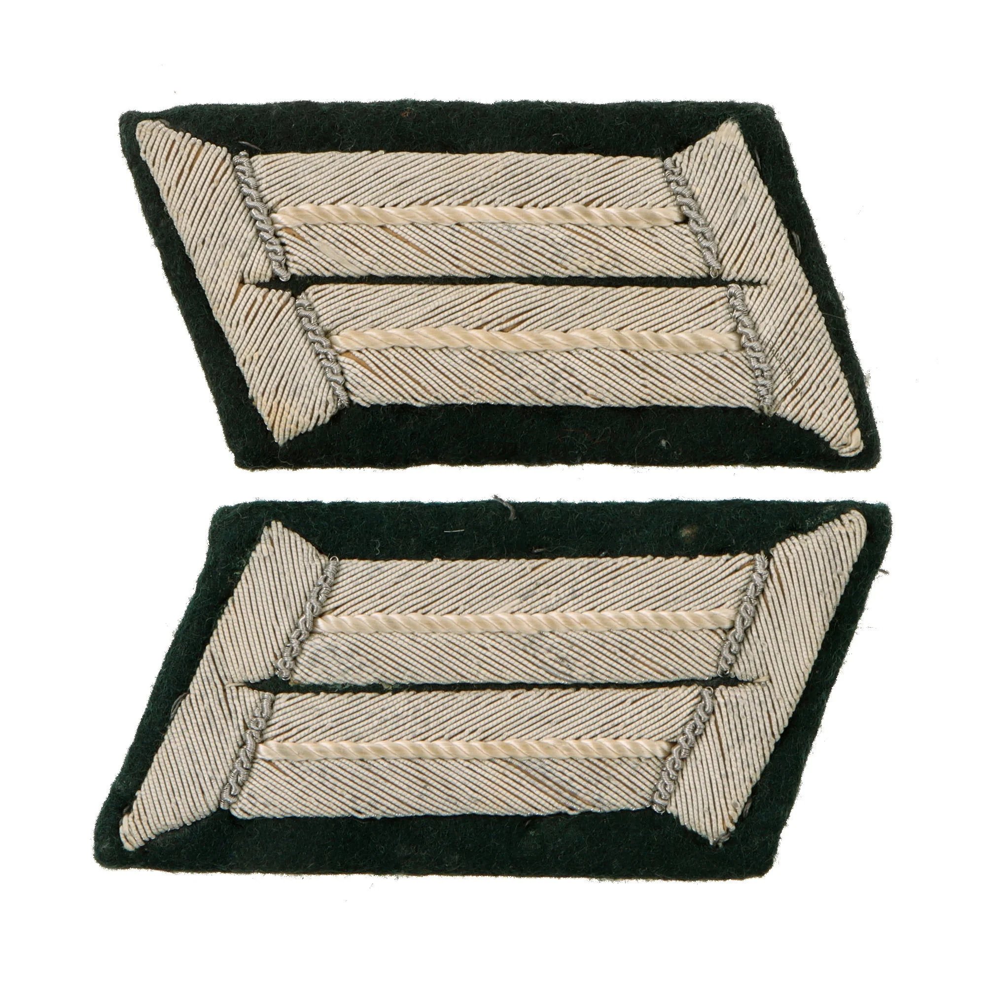 Original German WWII Heer Army Infantry Major Officer Uniform Rank Insignia Set - Collar Tabs & Shoulder Boards — image 2
