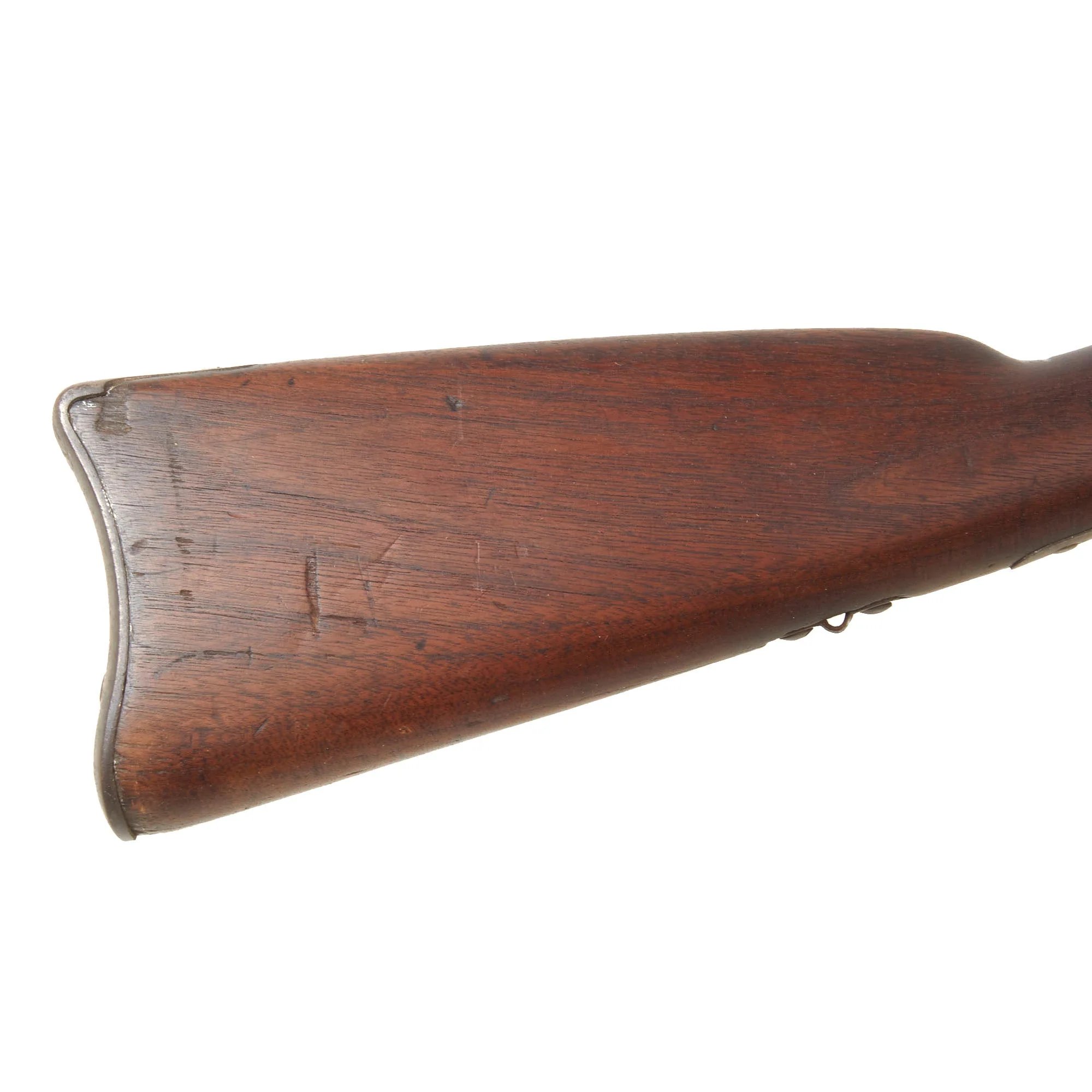 Original U.S. Early Springfield Trapdoor Model 1873 Saddle Ring Carbine - Rebarreled and Smoothbored to 32 Gauge - Circa 1875 — image 9