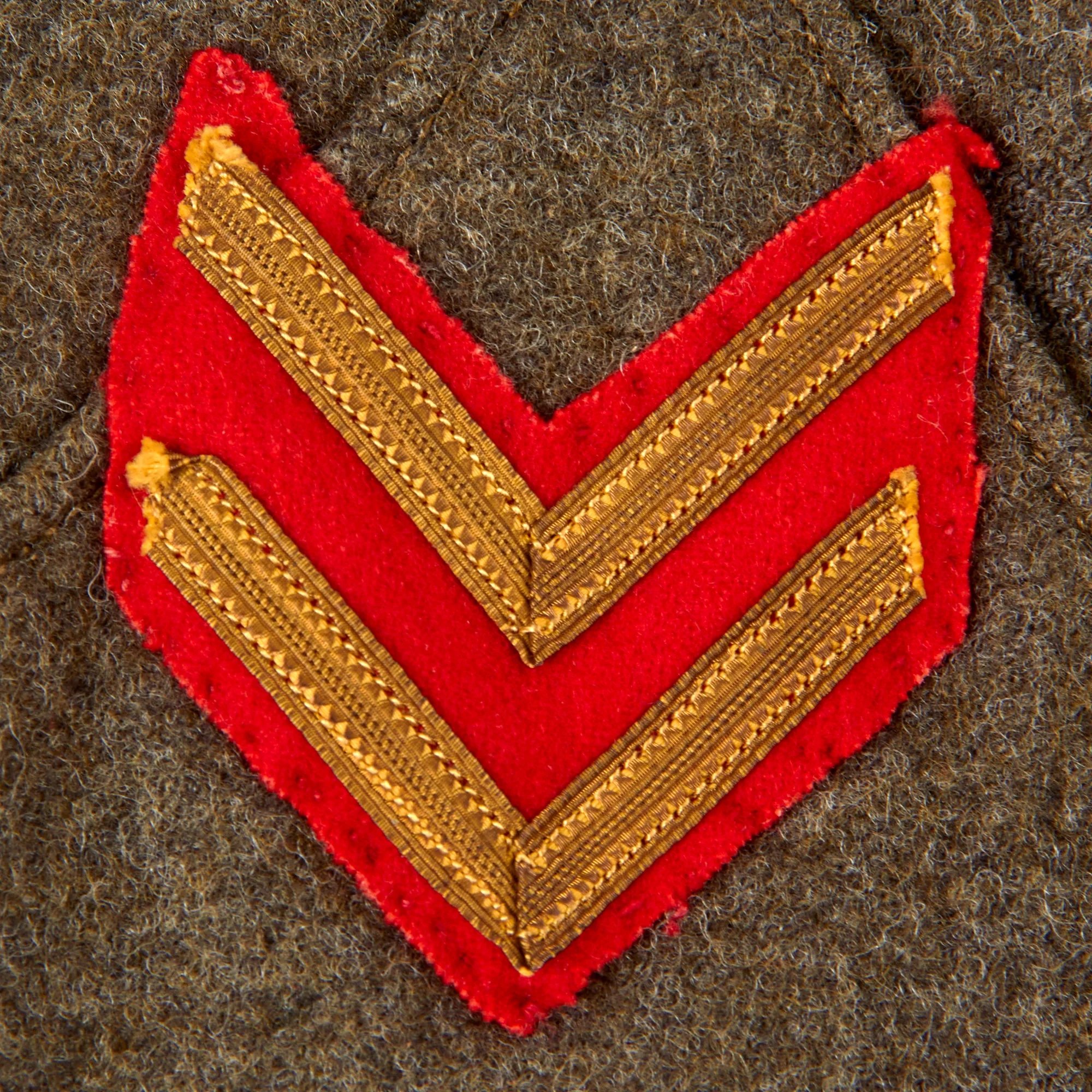 Original U.S. WWI Machine Gun Company, 13th Regiment USMC P1917 Marine Corps Forest Green Uniform Tunic & Matching Breeches - Dated 1918 — image 10