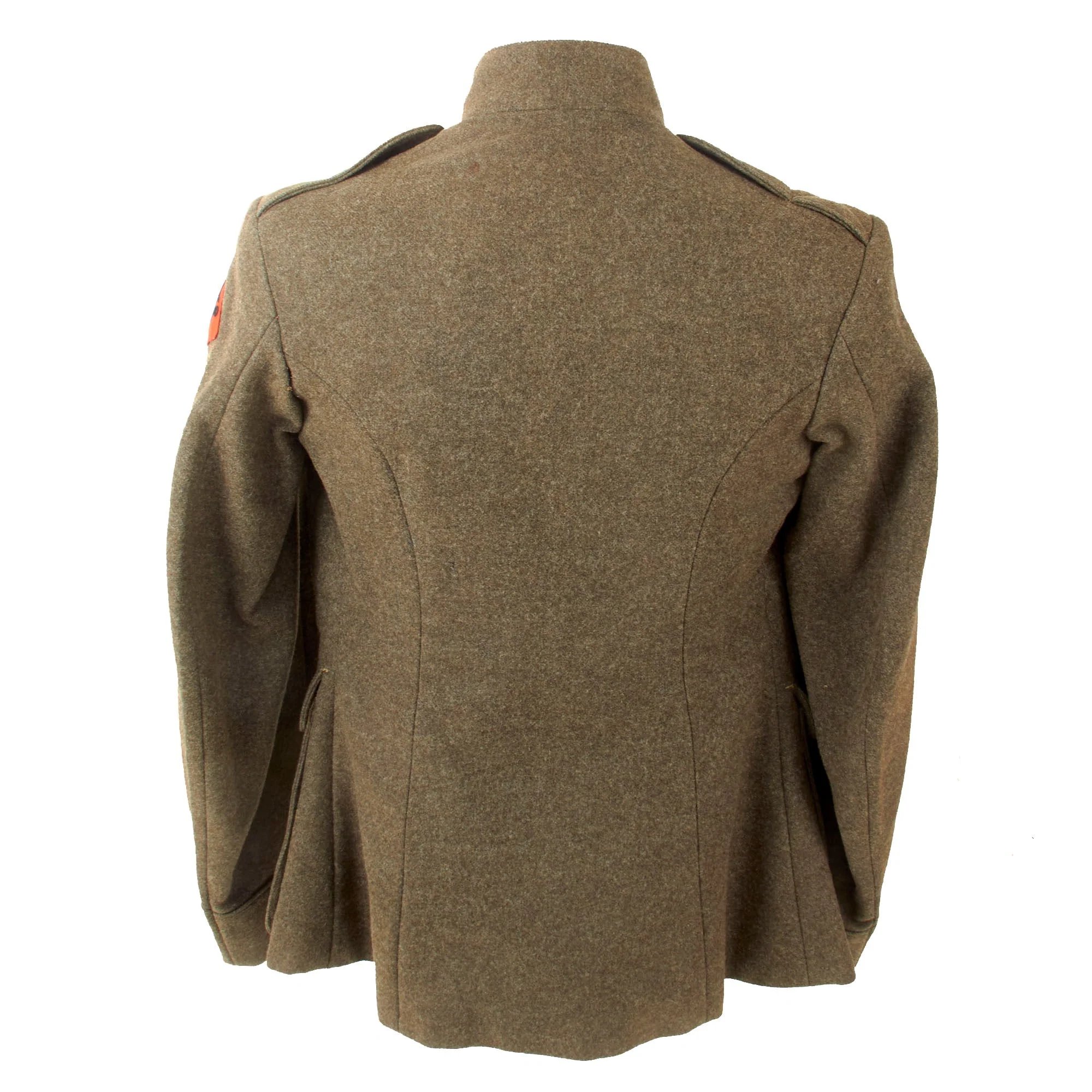 Original U.S. WWI Machine Gun Company, 13th Regiment USMC P1917 Marine Corps Forest Green Uniform Tunic & Matching Breeches - Dated 1918 — image 11