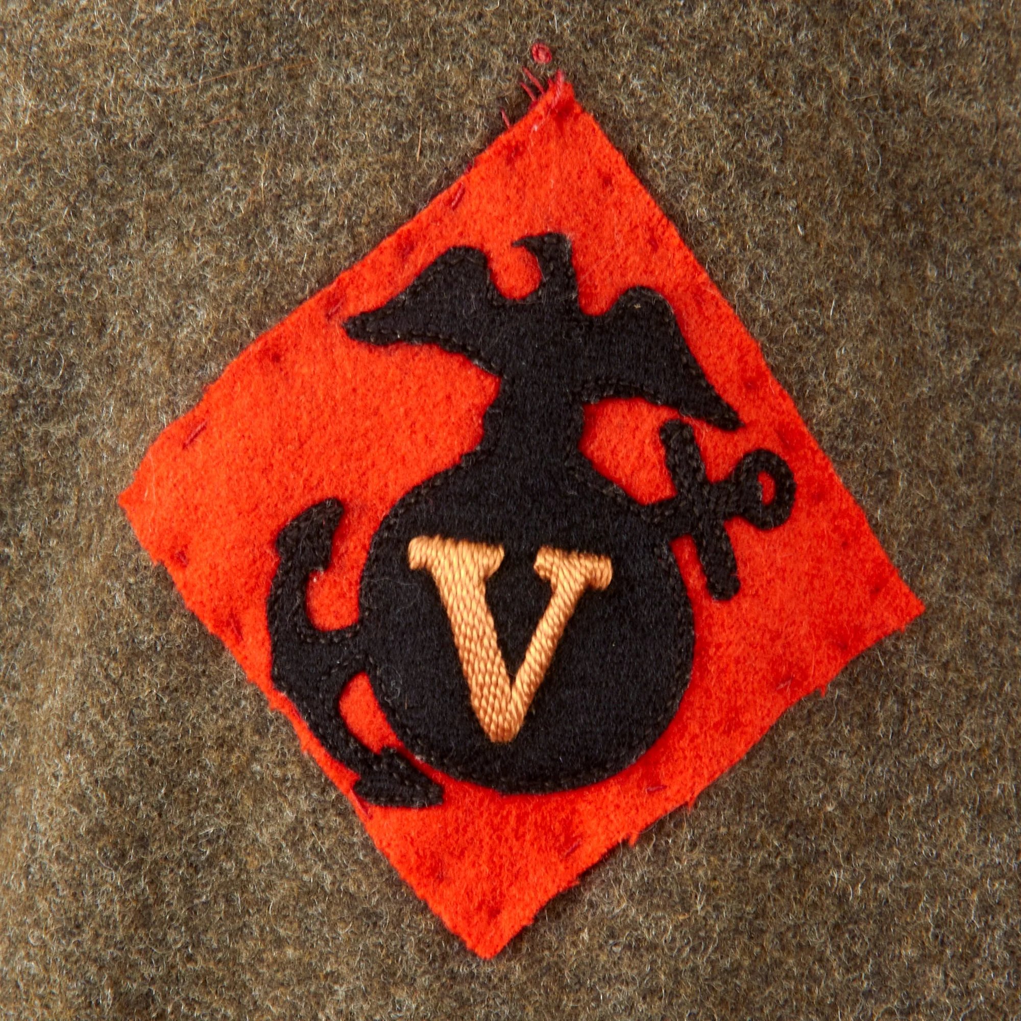 Original U.S. WWI Machine Gun Company, 13th Regiment USMC P1917 Marine Corps Forest Green Uniform Tunic & Matching Breeches - Dated 1918 — image 9