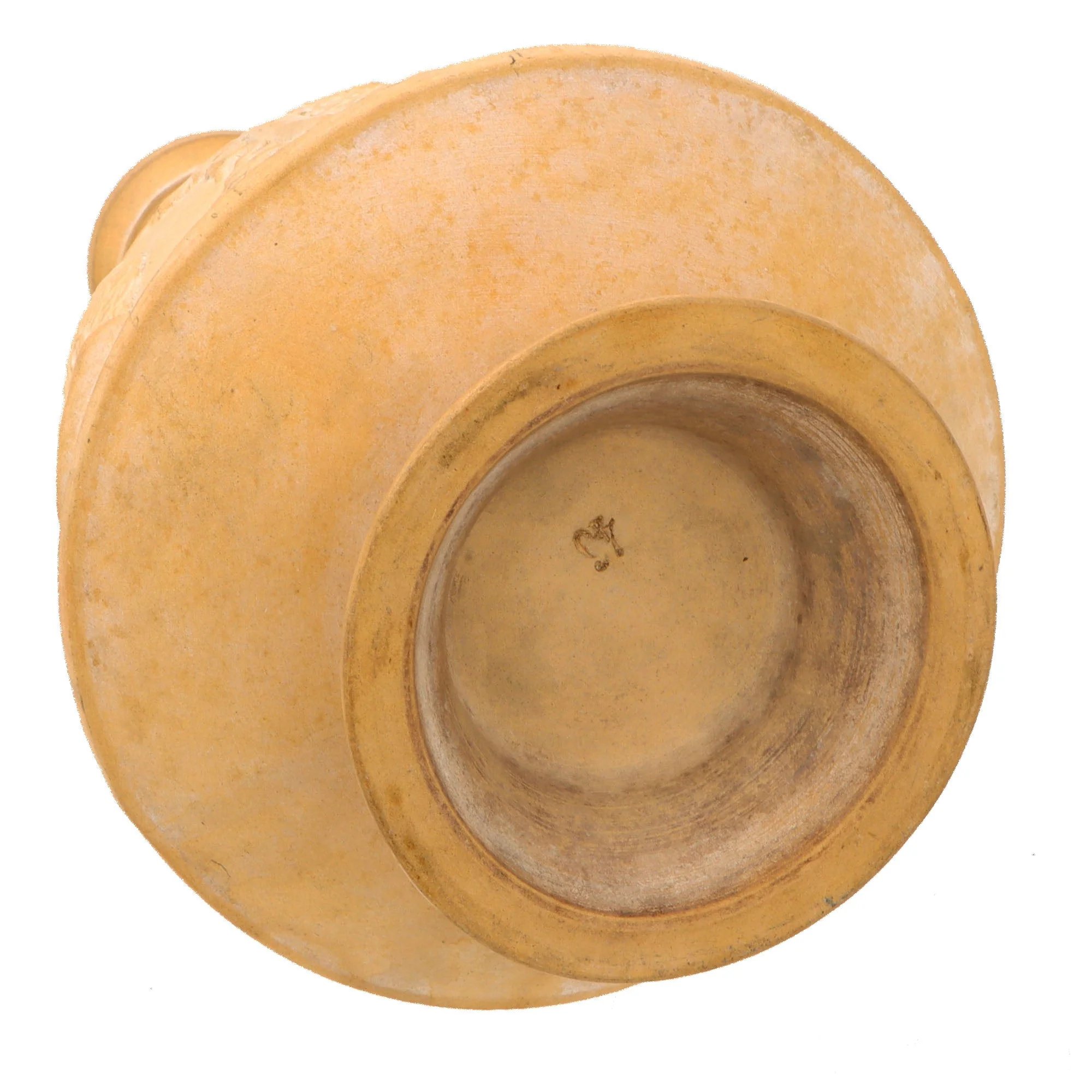 Original Imperial German Pre-WWI Large Ceramic Water Carafe Depicting Wilhelm I & Bismarck with Lid & Saucer — image 6