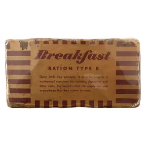 Original U.S. WWII Stabalized K-Ration Morale Series Breakfast Meal Unit …