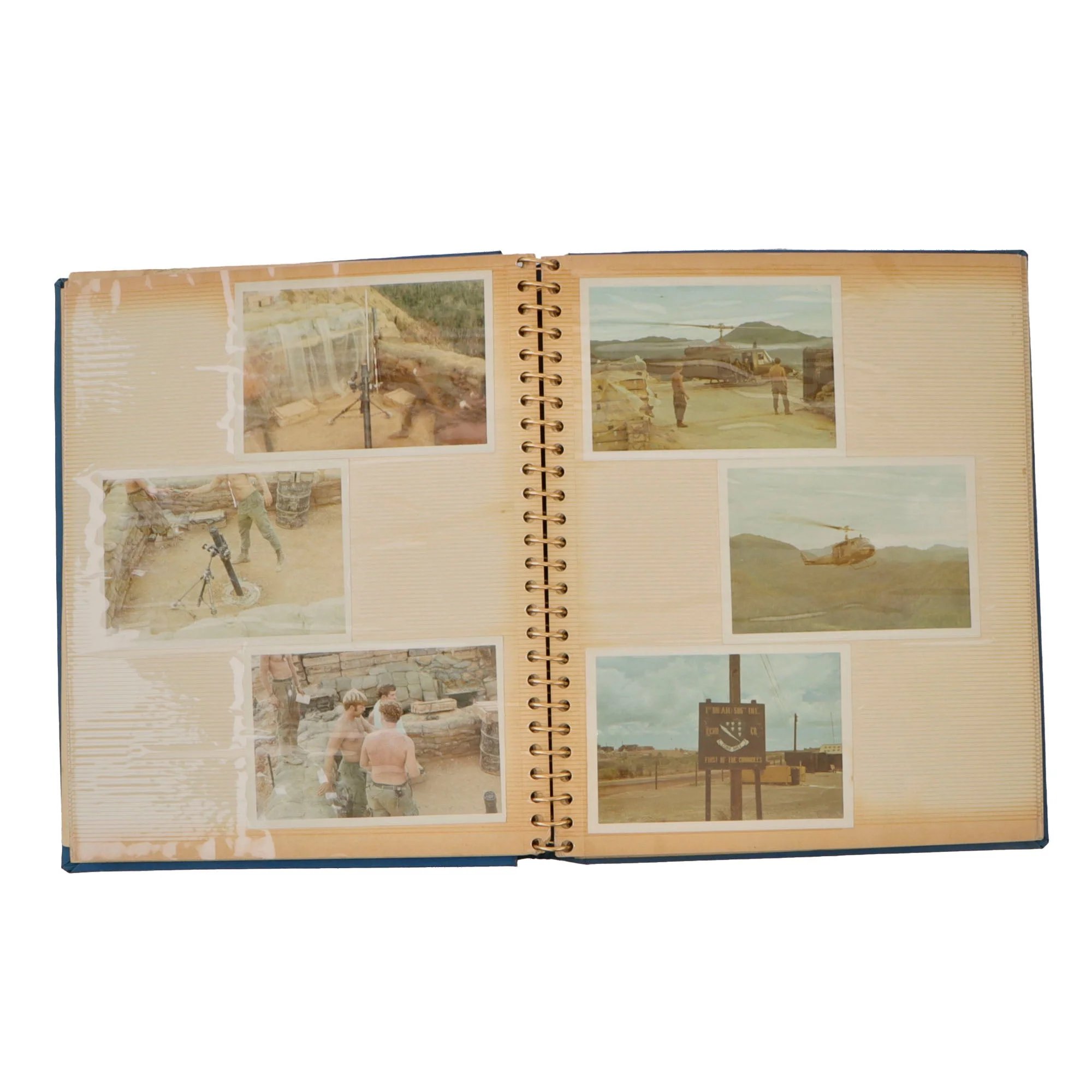 Original U.S. Vietnam War Echo Company 506th Infantry Regiment 101st Airborne Photo Album - Camp Eagle - Made in Japan - 54 Photos Total — image 10