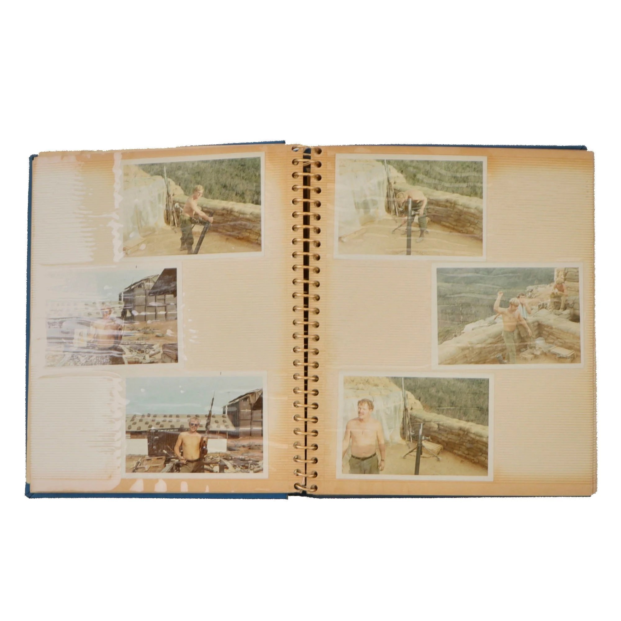 Original U.S. Vietnam War Echo Company 506th Infantry Regiment 101st Airborne Photo Album - Camp Eagle - Made in Japan - 54 Photos Total — image 11