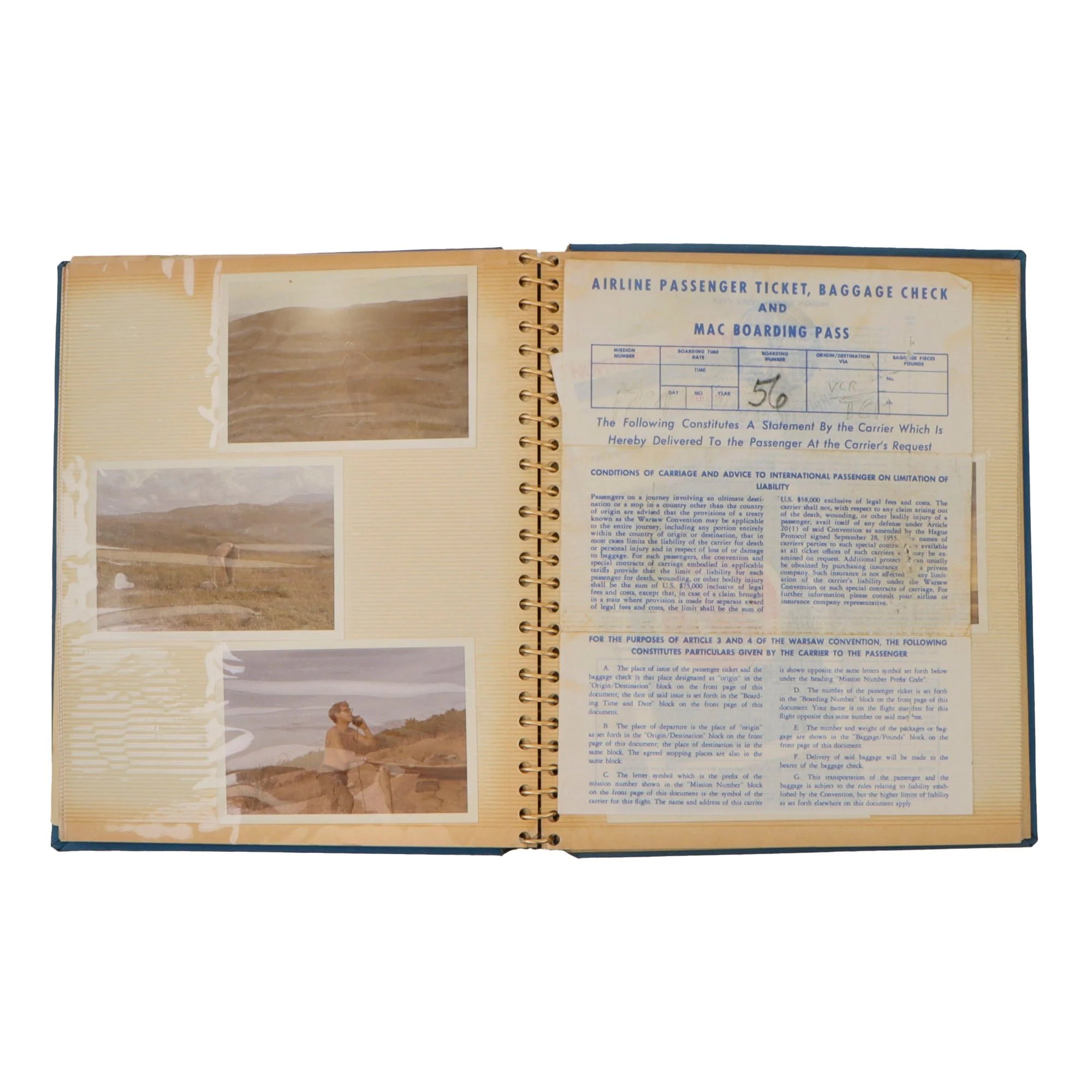 Original U.S. Vietnam War Echo Company 506th Infantry Regiment 101st Airborne Photo Album - Camp Eagle - Made in Japan - 54 Photos Total — image 3