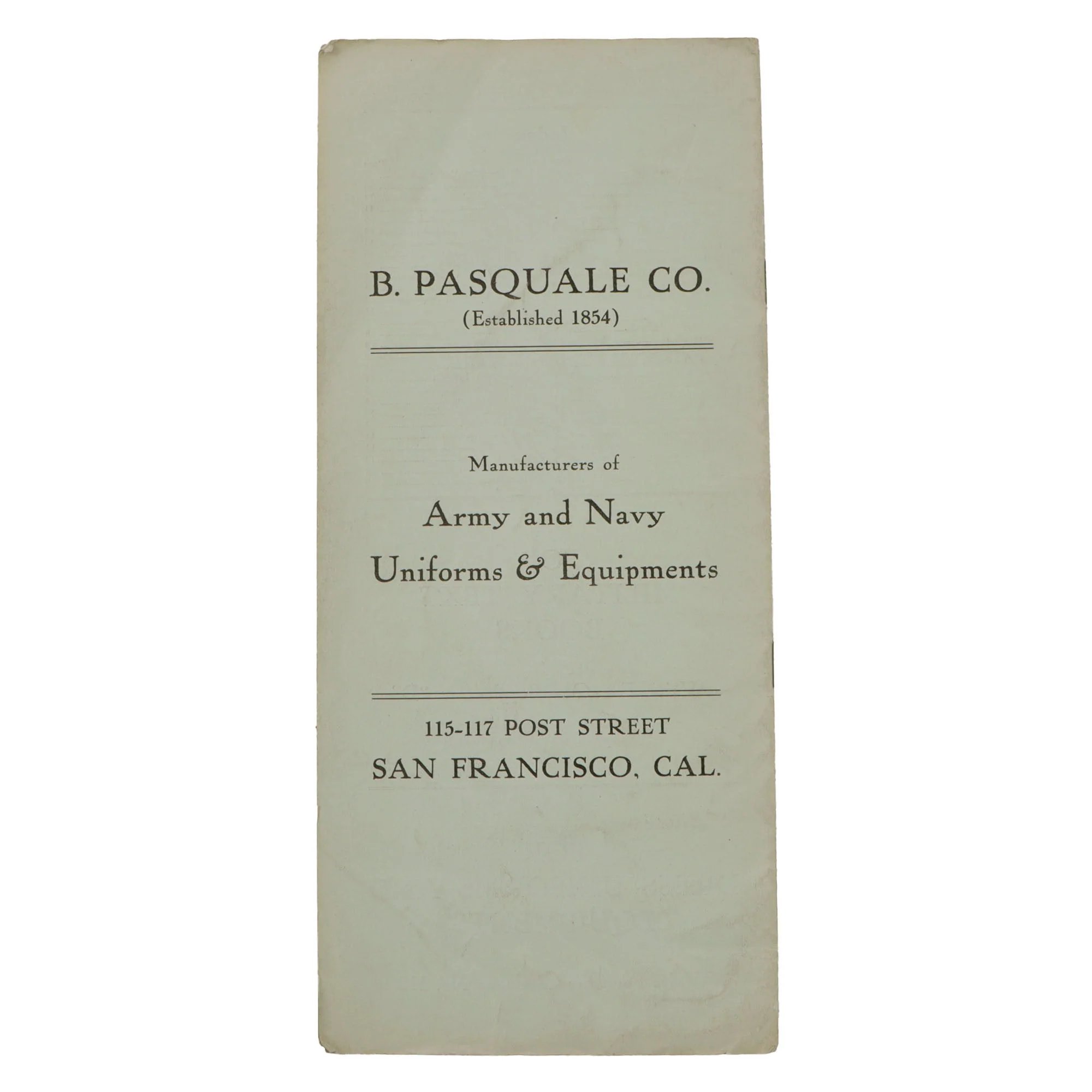 Original U.S. WWI to 1920s Era Military Uniform & Equipment Retailer Catalog Lot - Lot of 8 — image 12