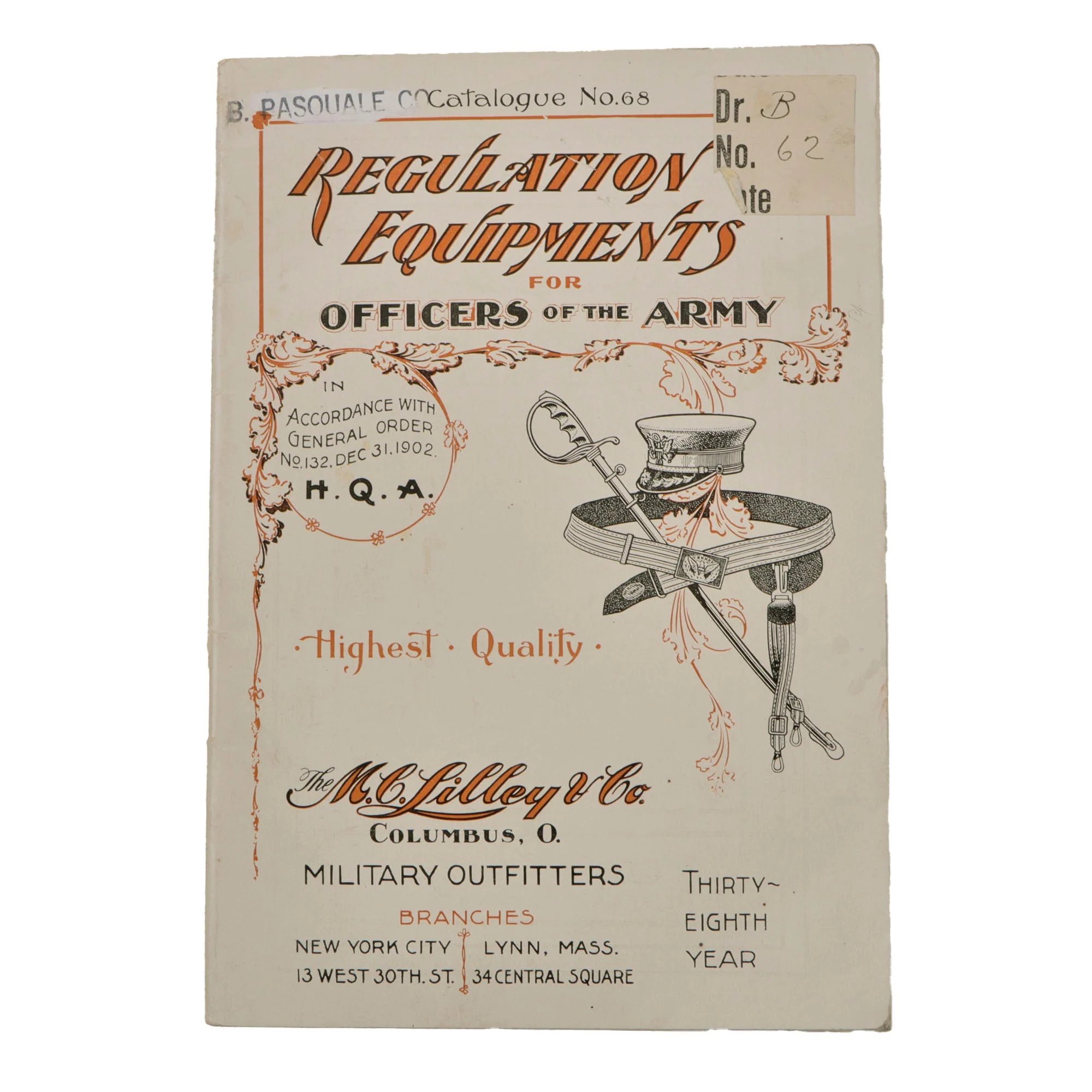 Original U.S. WWI to 1920s Era Military Uniform & Equipment Retailer Catalog Lot - Lot of 8 — image 4