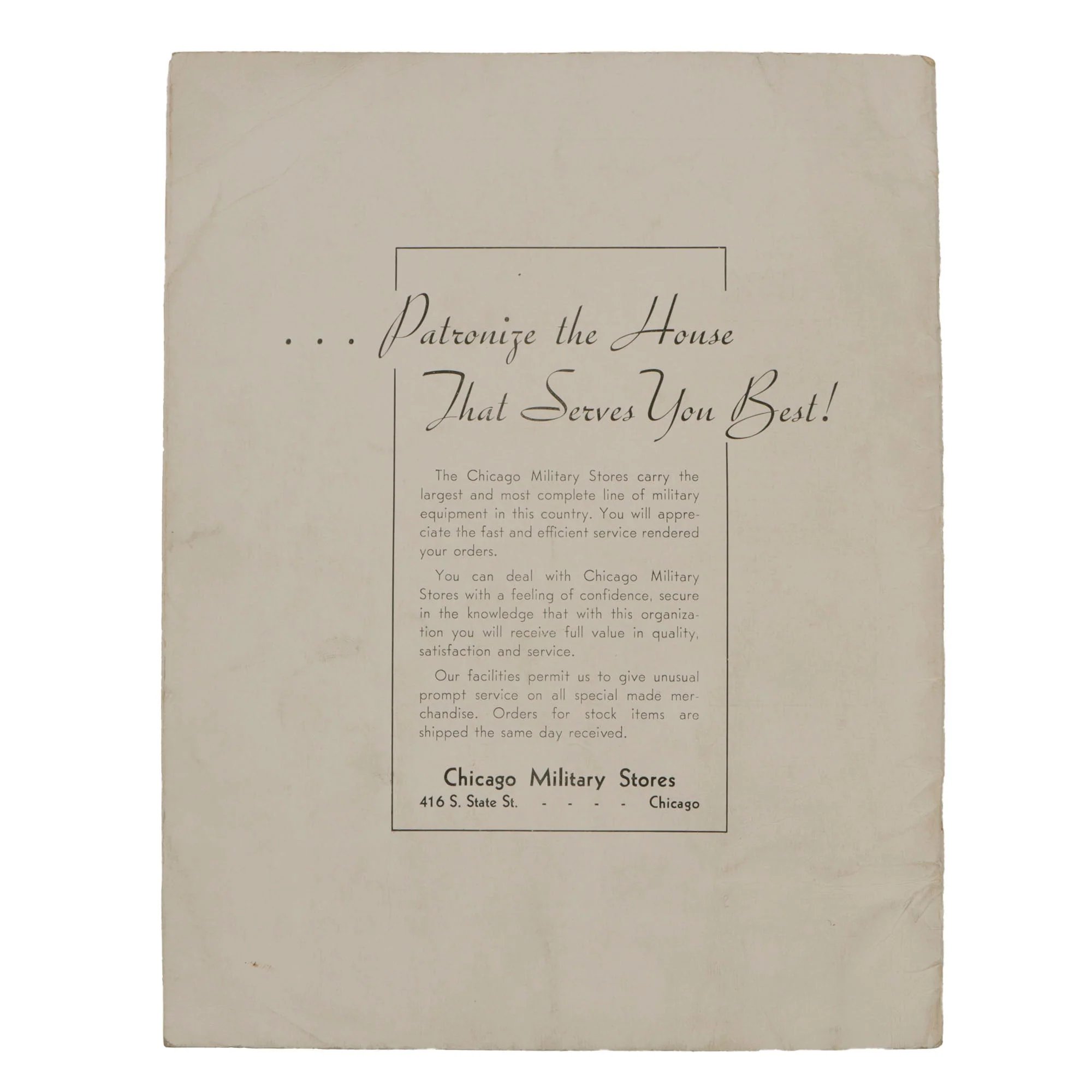 Original U.S. WWII Era Military Uniform & Equipment Retailer Catalog Lot - Lot of 9 — image 16