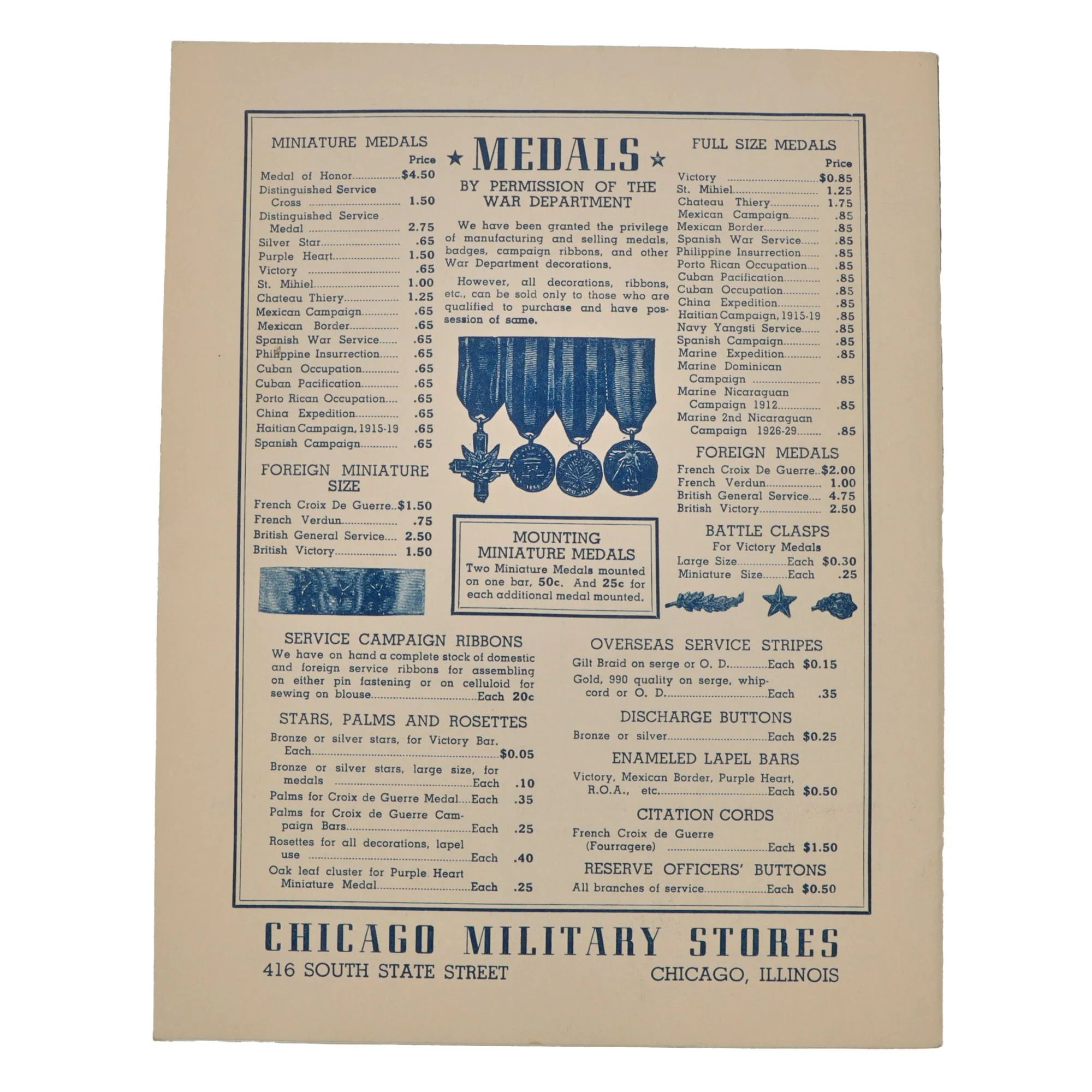 Original U.S. WWII Era Military Uniform & Equipment Retailer Catalog Lot - Lot of 9 — image 19