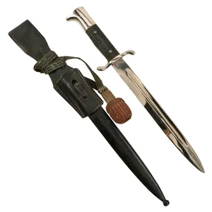 Original German WWII Fireman's Long Dress Bayonet with Scabbard, Frog, …