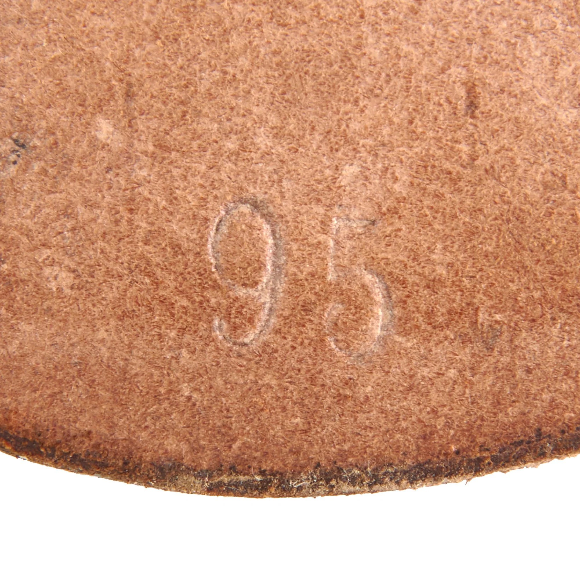 Original German WWII SA EM/NCO Belt with Two Piece Brass & Nickel Buckle - Sturmabteilung — image 7