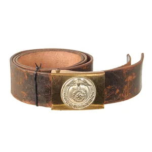 Original German WWII SA EM/NCO Belt with Two Piece Brass …