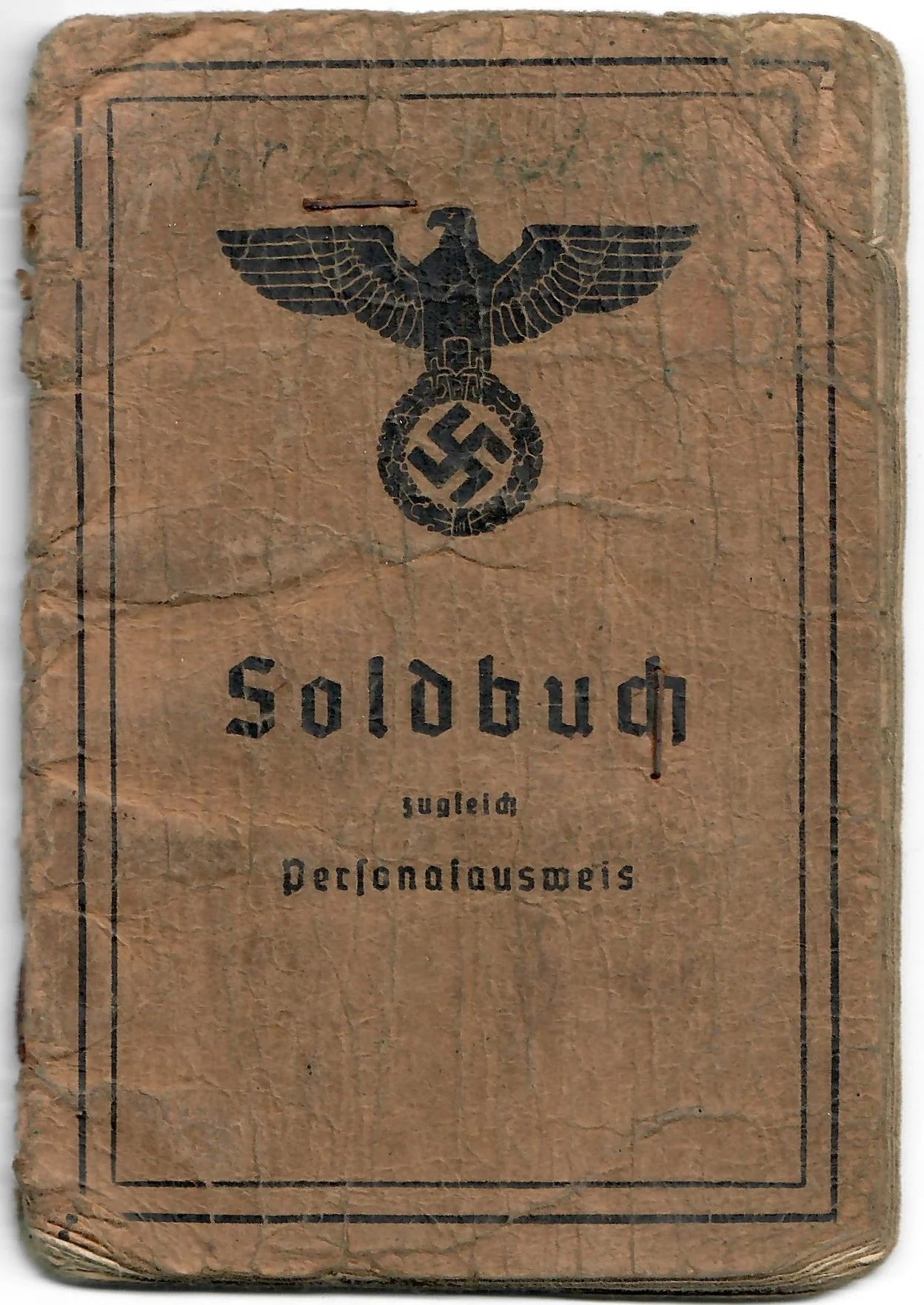 Original German WWII Heer Army Soldbuch ID & Payment Book of Eastern Front Veteran Gefreiter Herbert Völker with Translated Summary — image 6